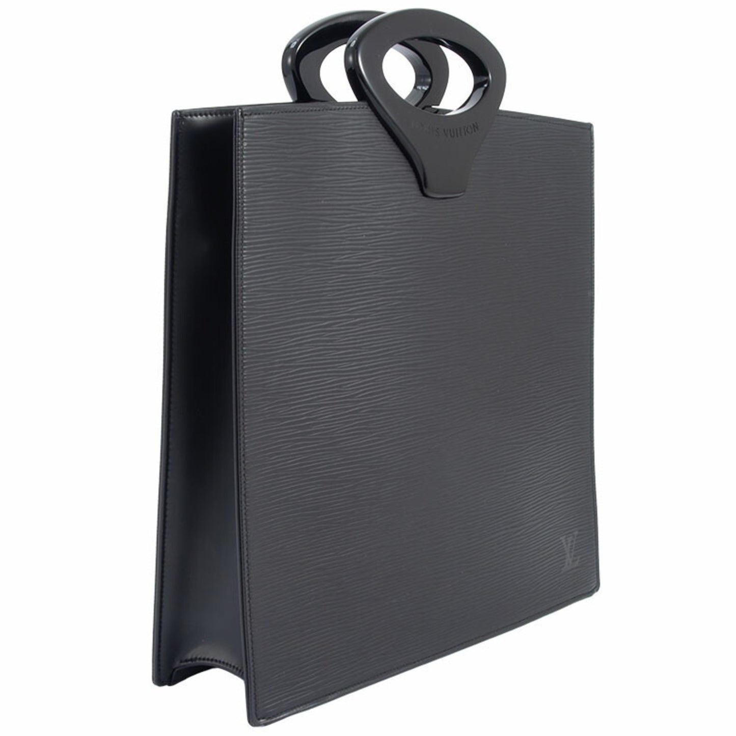 Louis Vuitton Ombre, Black, Leather, handbag