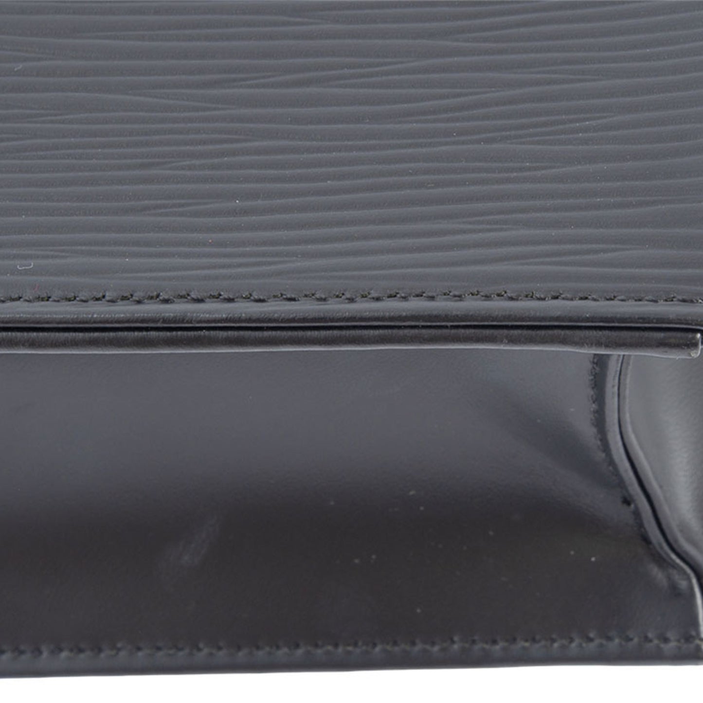 Louis Vuitton Ombre, Black, Leather, handbag