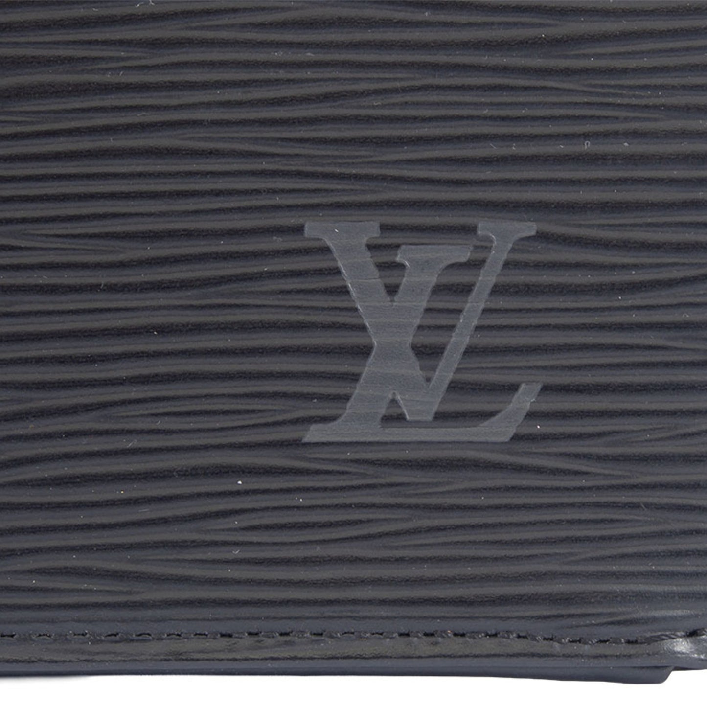 Louis Vuitton Ombre, Black, Leather, handbag