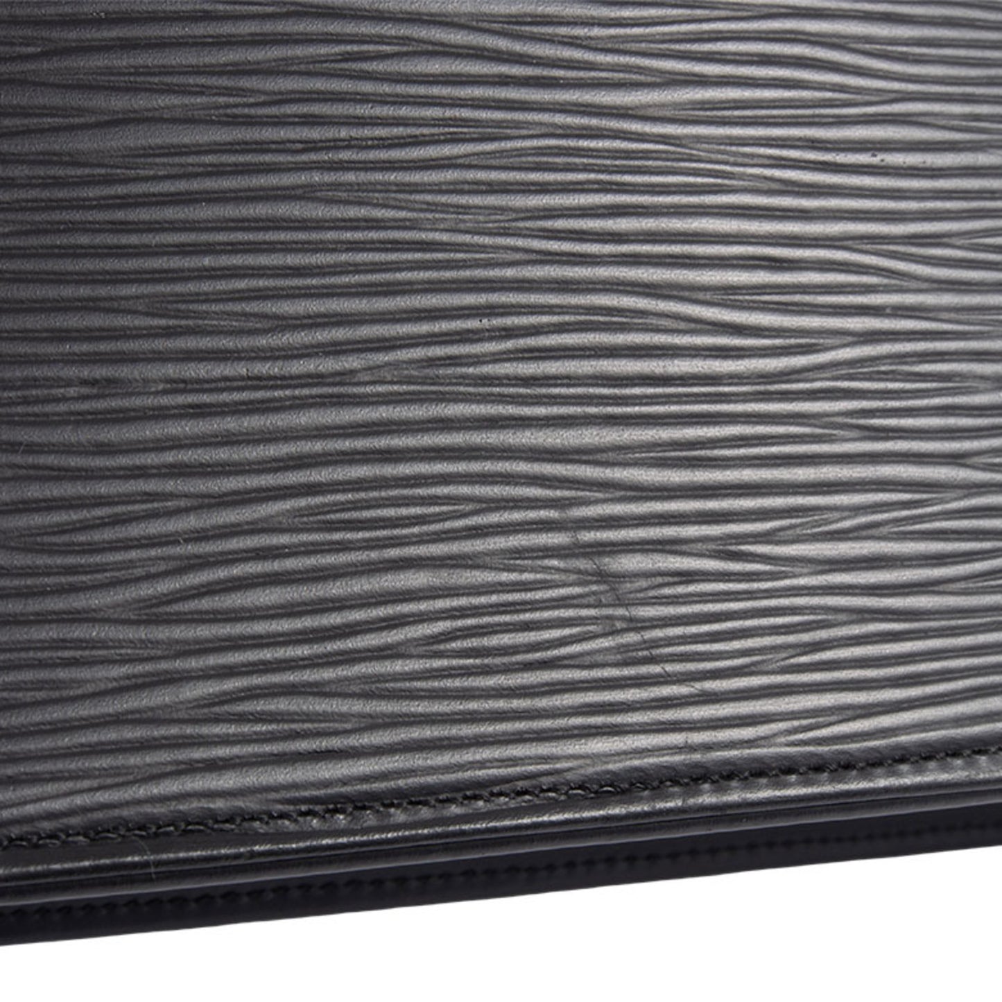 Louis Vuitton Ombre, Black, Leather, handbag