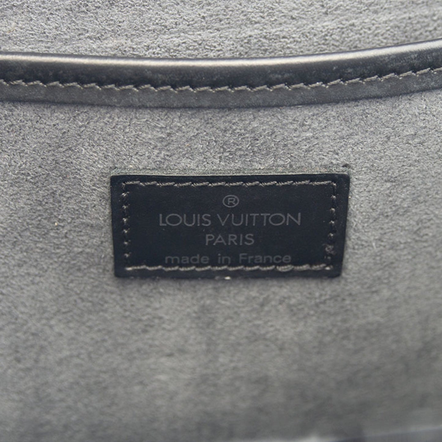 Louis Vuitton Ombre, Black, Leather, handbag