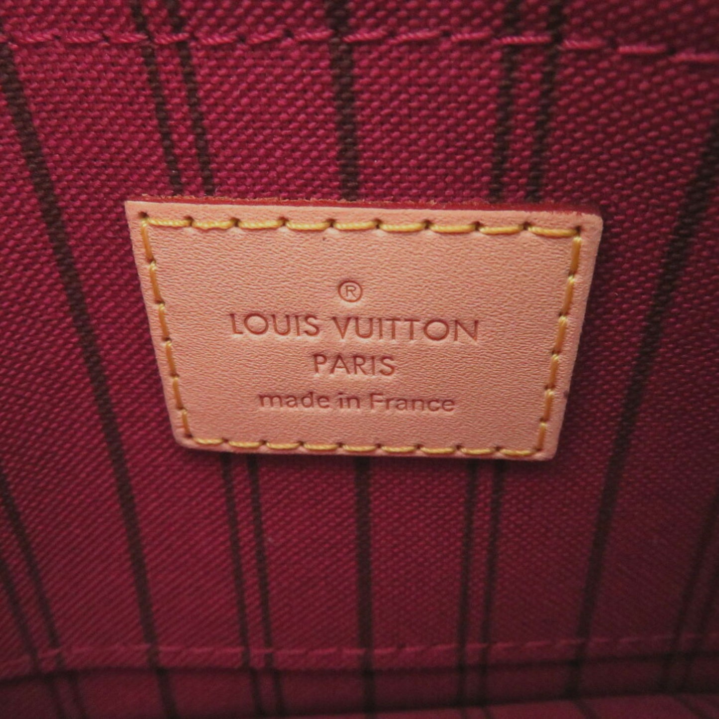 Louis Vuitton POCHETTE NEVERFULL, Brown, Canvas, clutch