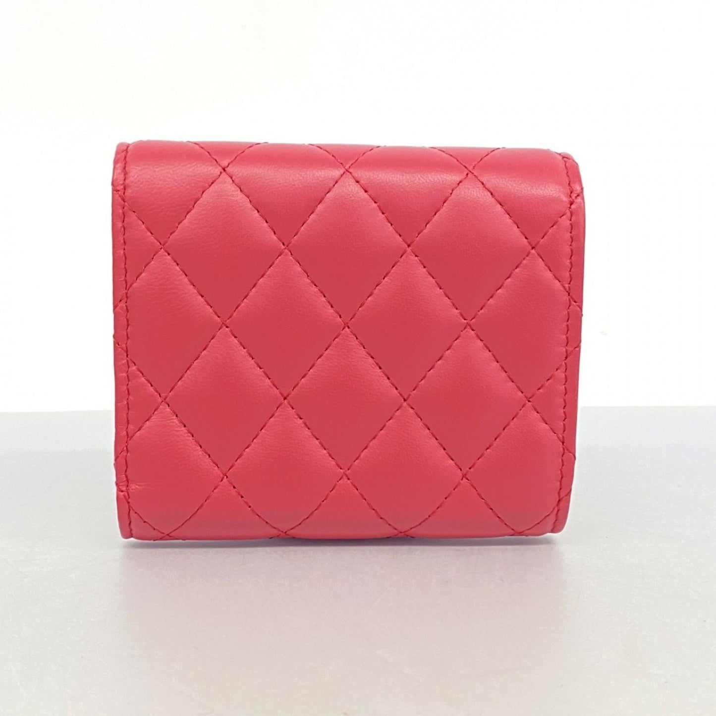 Chanel Porte monnaie, Pink, Leather, wallet