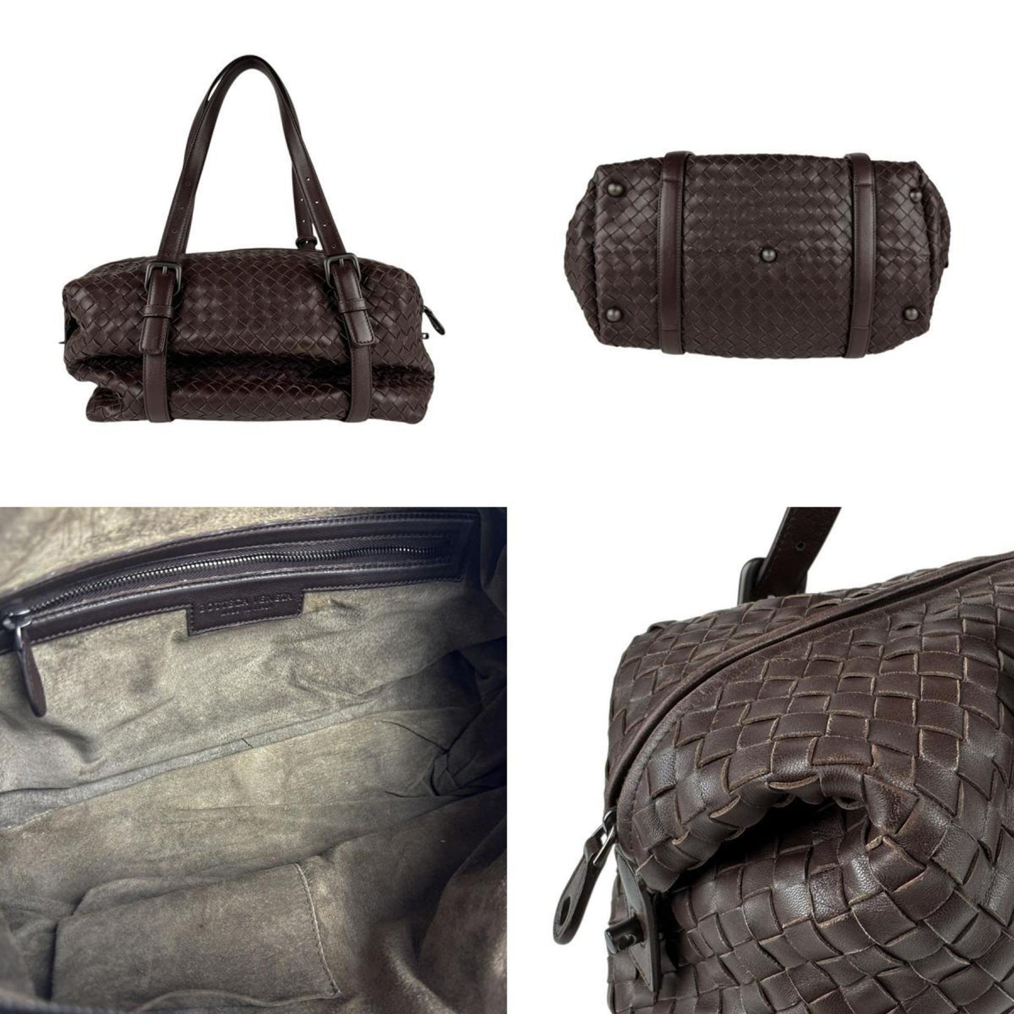 Bottega Veneta Montaigne, Brown, Leather, handbag