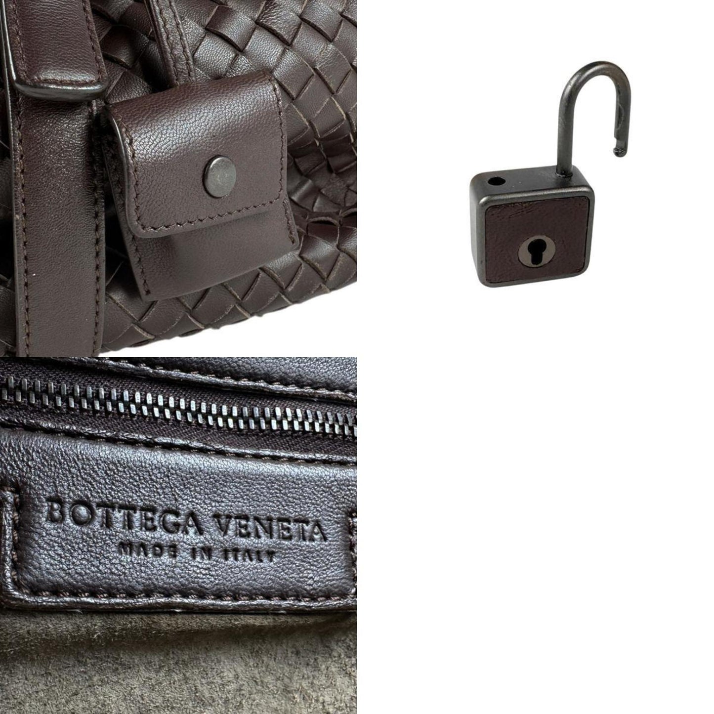 Bottega Veneta Montaigne, Brown, Leather, handbag