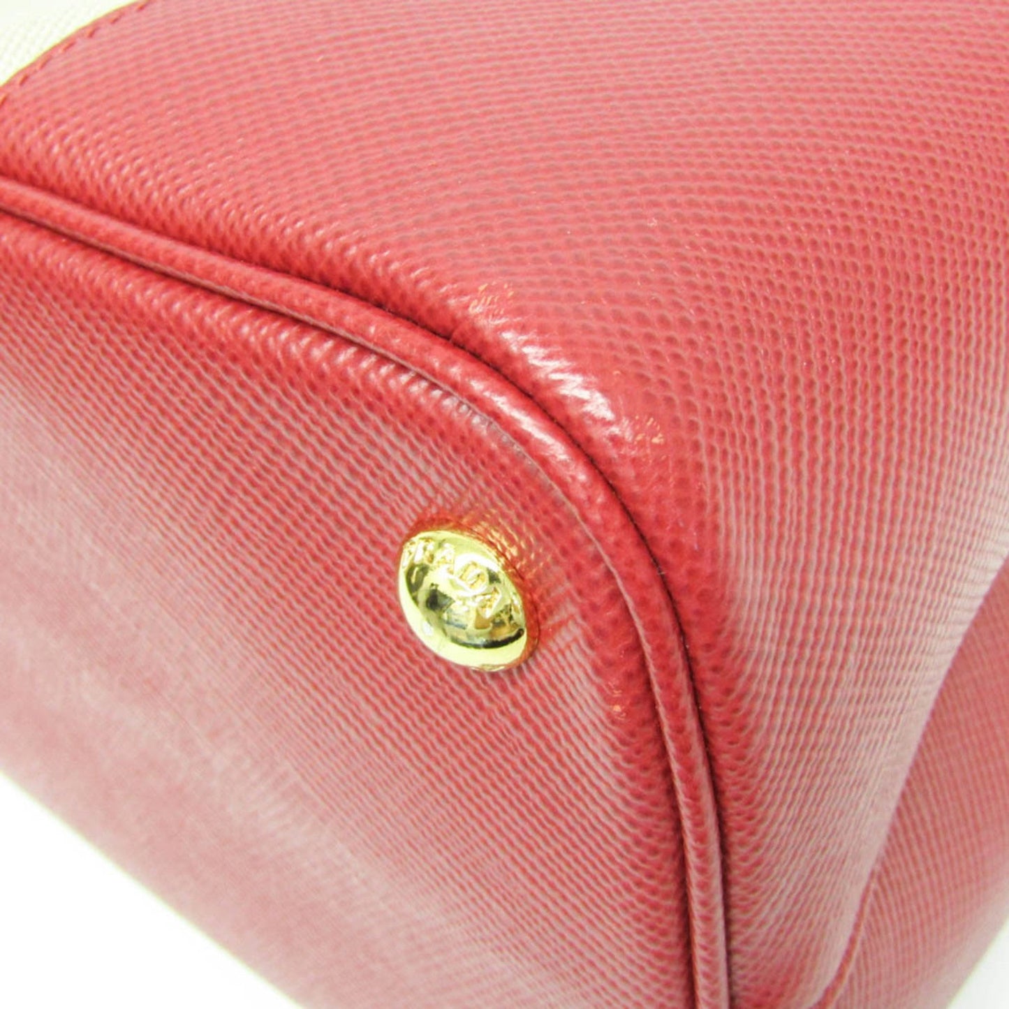 Prada Canapa, Beige, Canvas, handbag