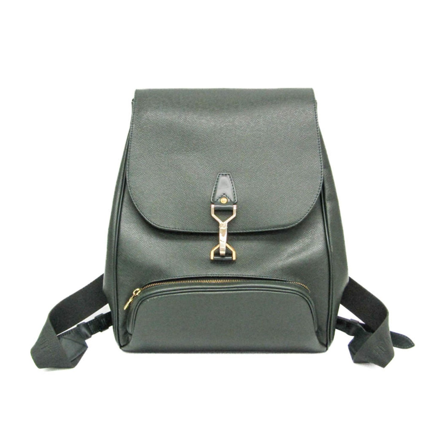 Louis Vuitton Cassiar, Green, Leather, backpack