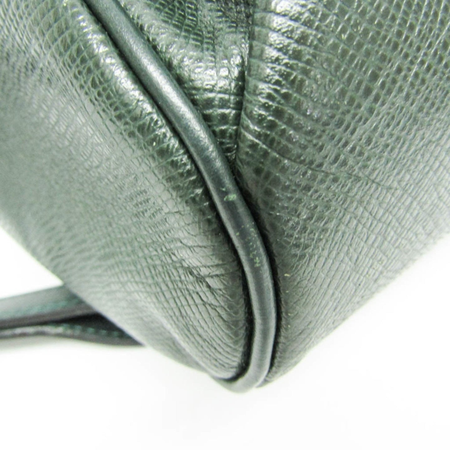 Louis Vuitton Cassiar, Green, Leather, backpack