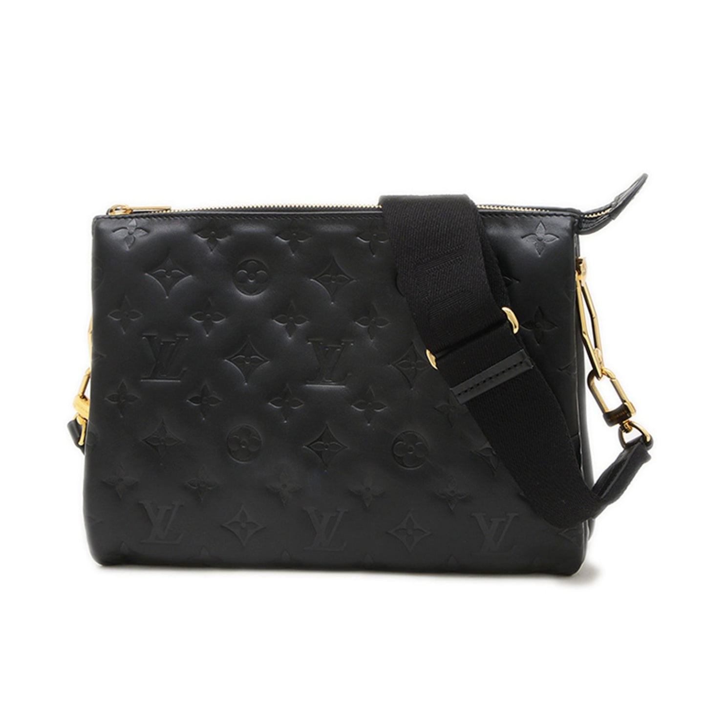 Louis Vuitton Coussin, Black, Leather, shoulder