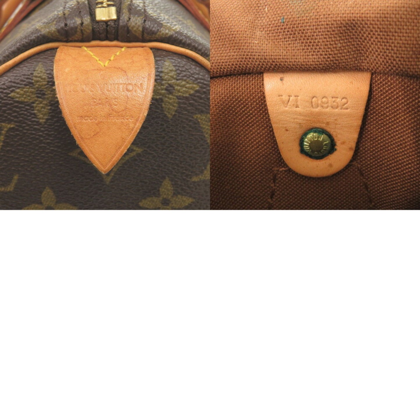 Louis Vuitton Speedy 25, Brown, Canvas, handbag