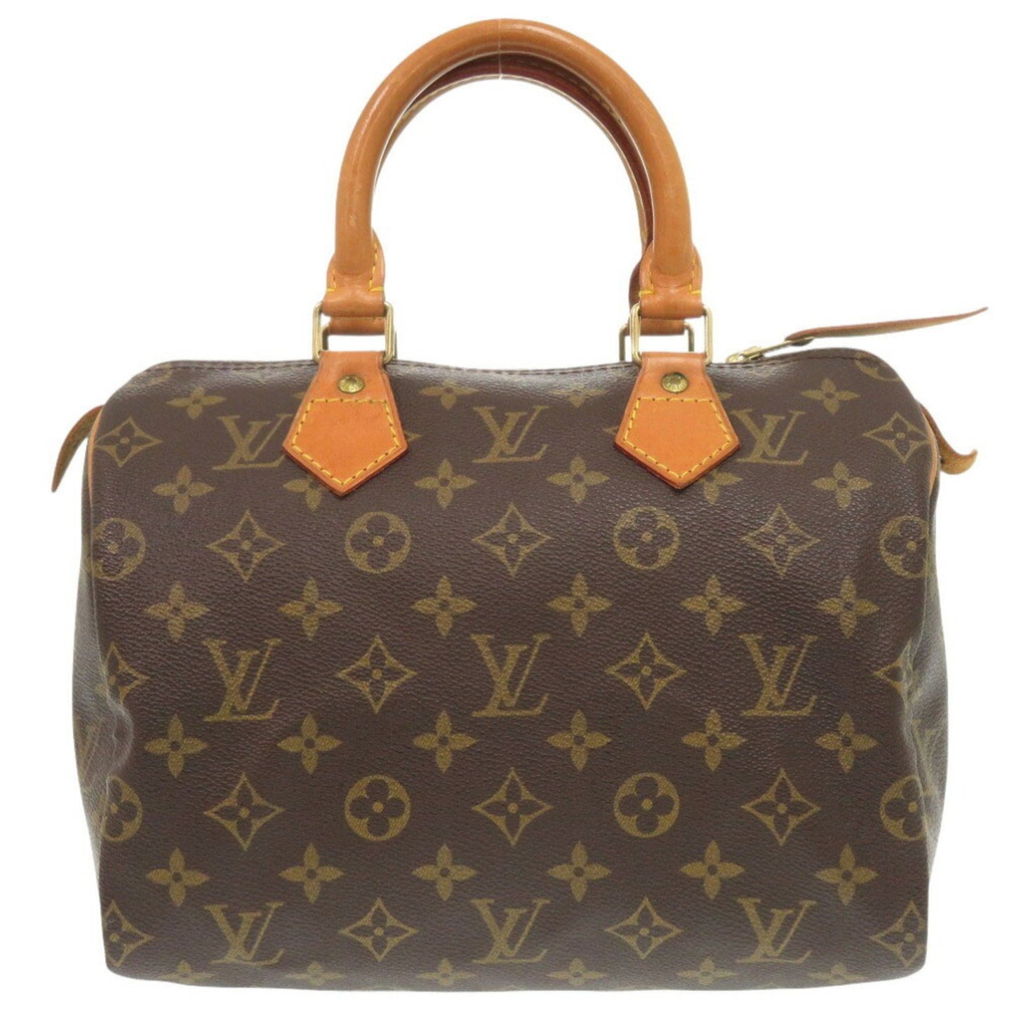 Louis Vuitton Speedy 25, Brown, Canvas, handbag