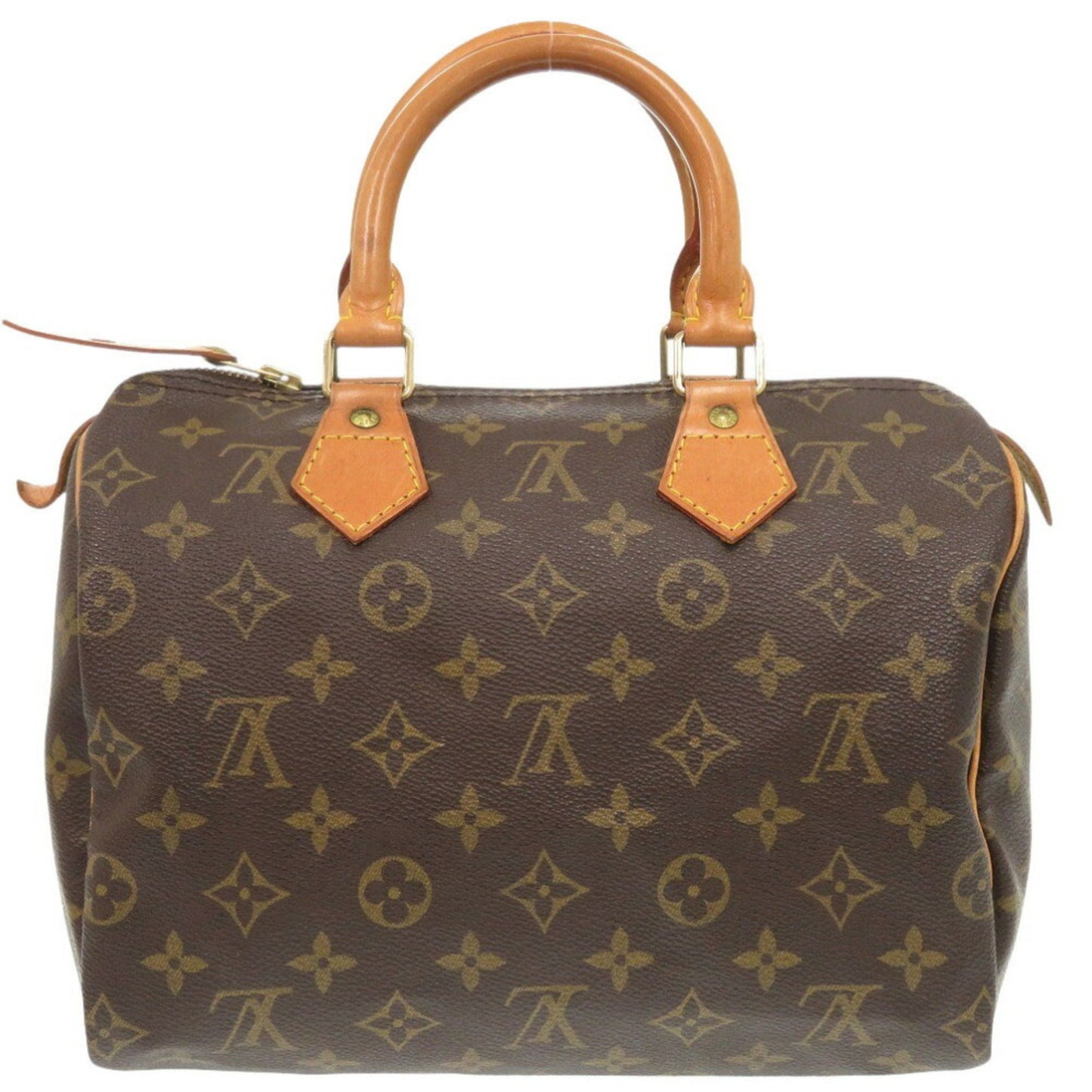 Louis Vuitton Speedy 25, Brown, Canvas, handbag