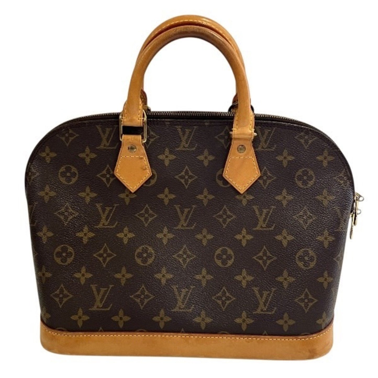 Louis Vuitton Alma, Brown, Canvas, handbag
