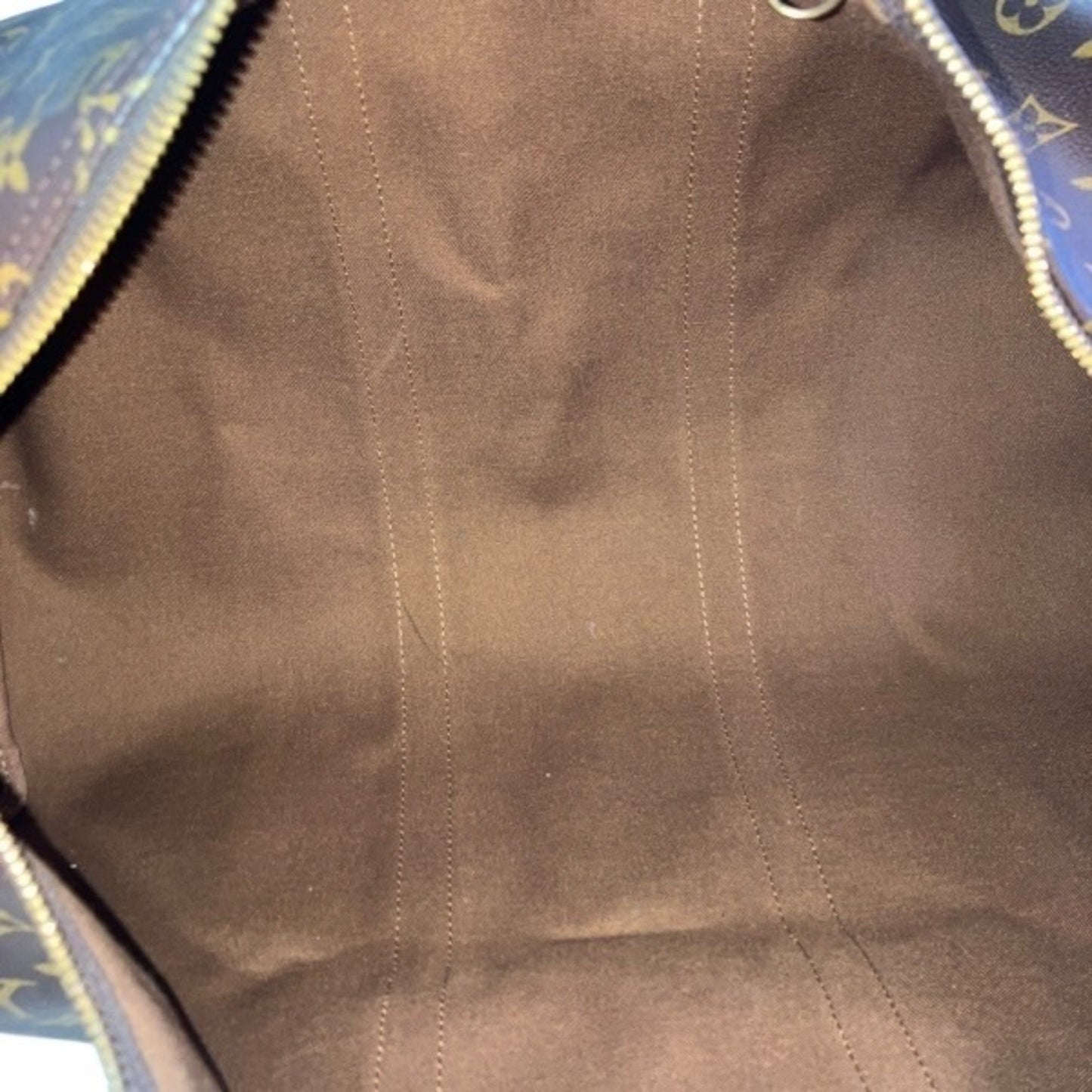 Louis Vuitton Keepall 50, Brown, Canvas, travel