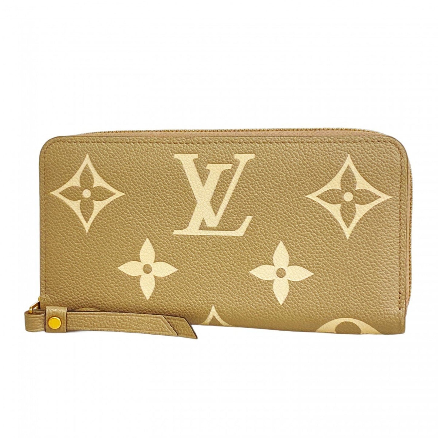 Louis Vuitton Zippy wallet, Beige, Leather, wallet