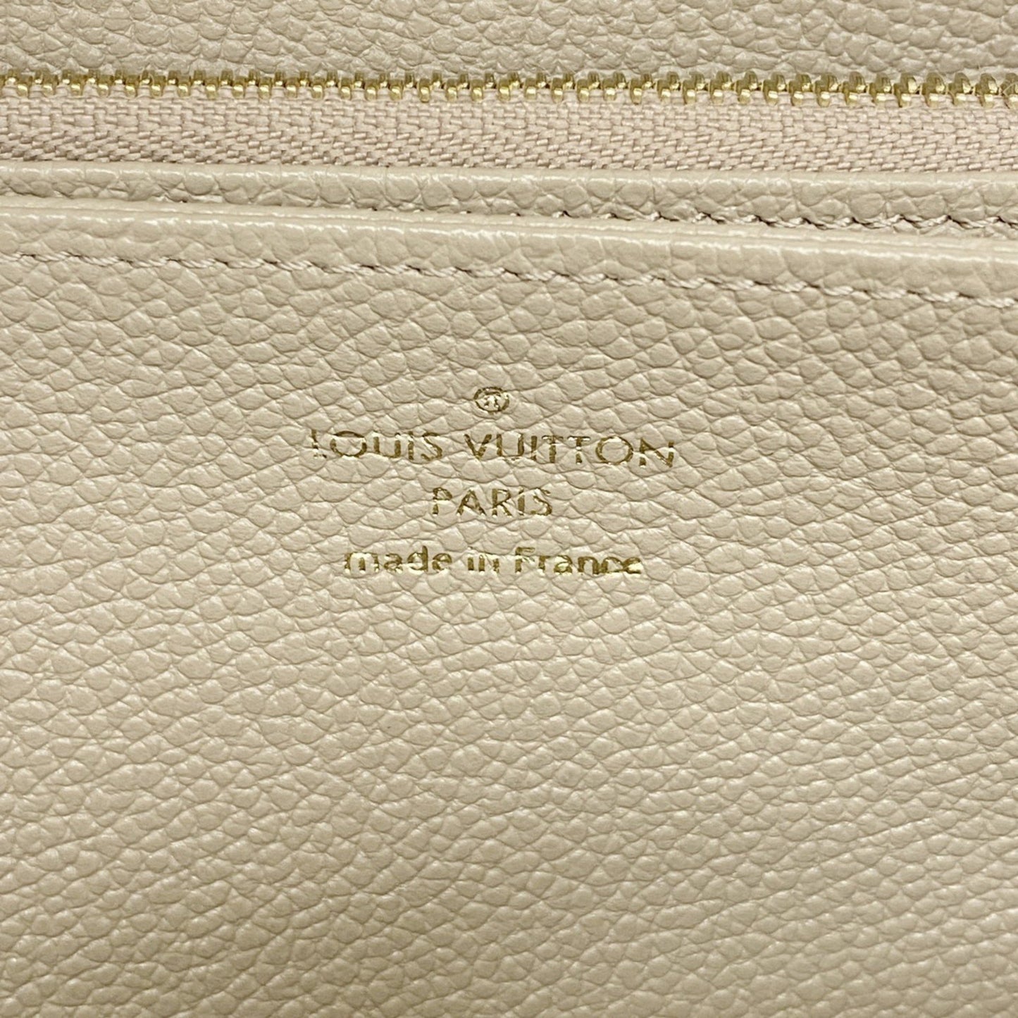 Louis Vuitton Zippy wallet, Beige, Leather, wallet