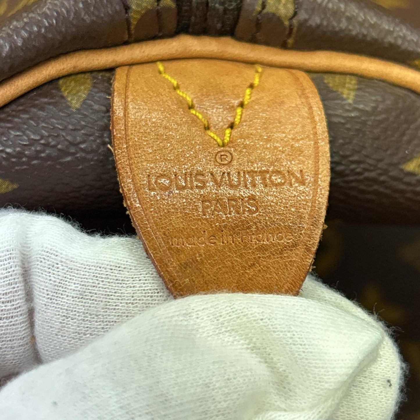 Louis Vuitton Keepall 55, Brown, Canvas, travel