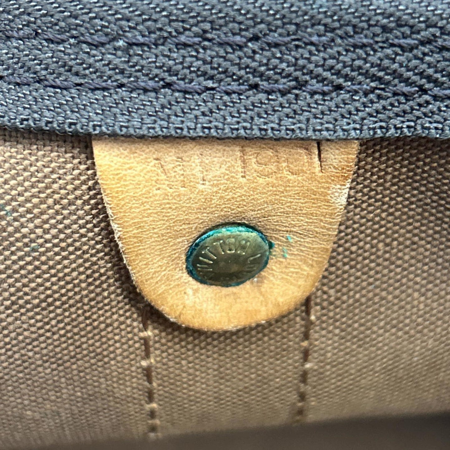 Louis Vuitton Keepall 55, Brown, Canvas, travel