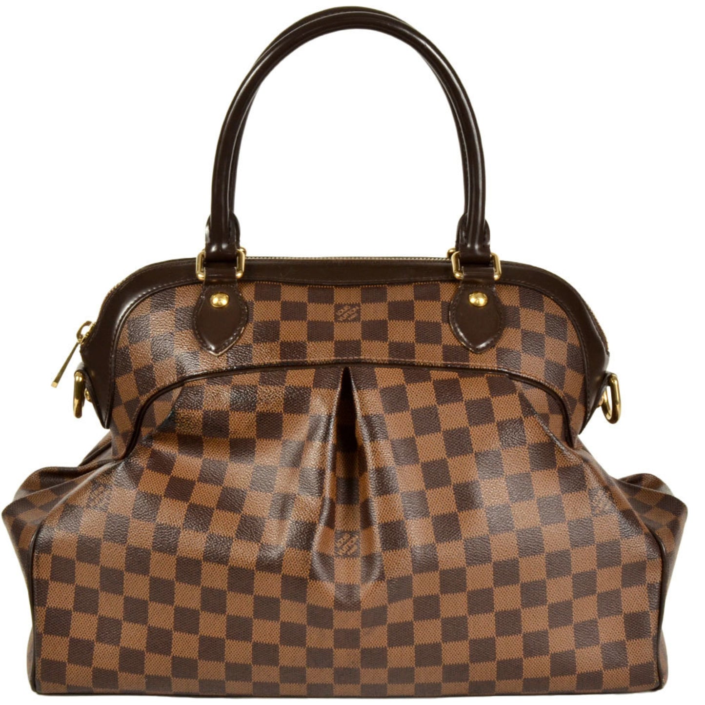 Louis Vuitton Trevi, Brown, Canvas, handbag