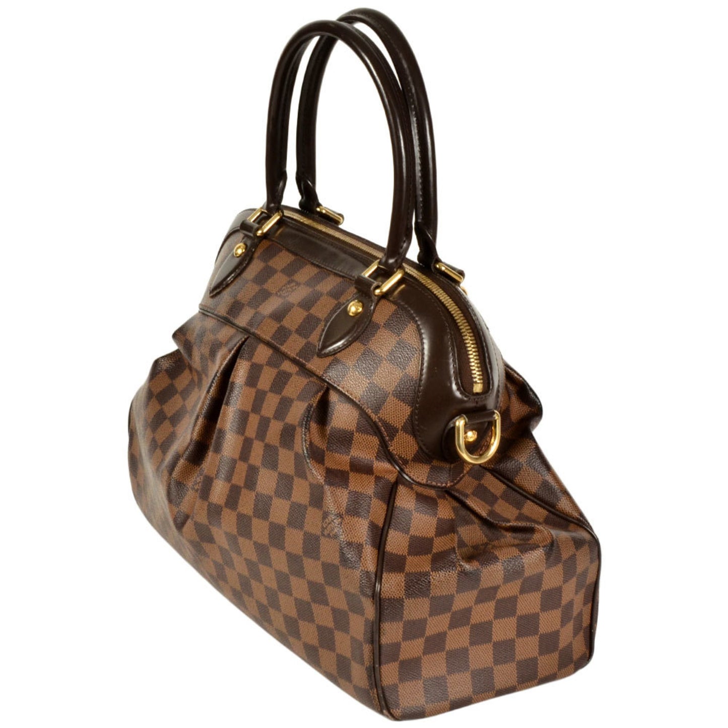 Louis Vuitton Trevi, Brown, Canvas, handbag
