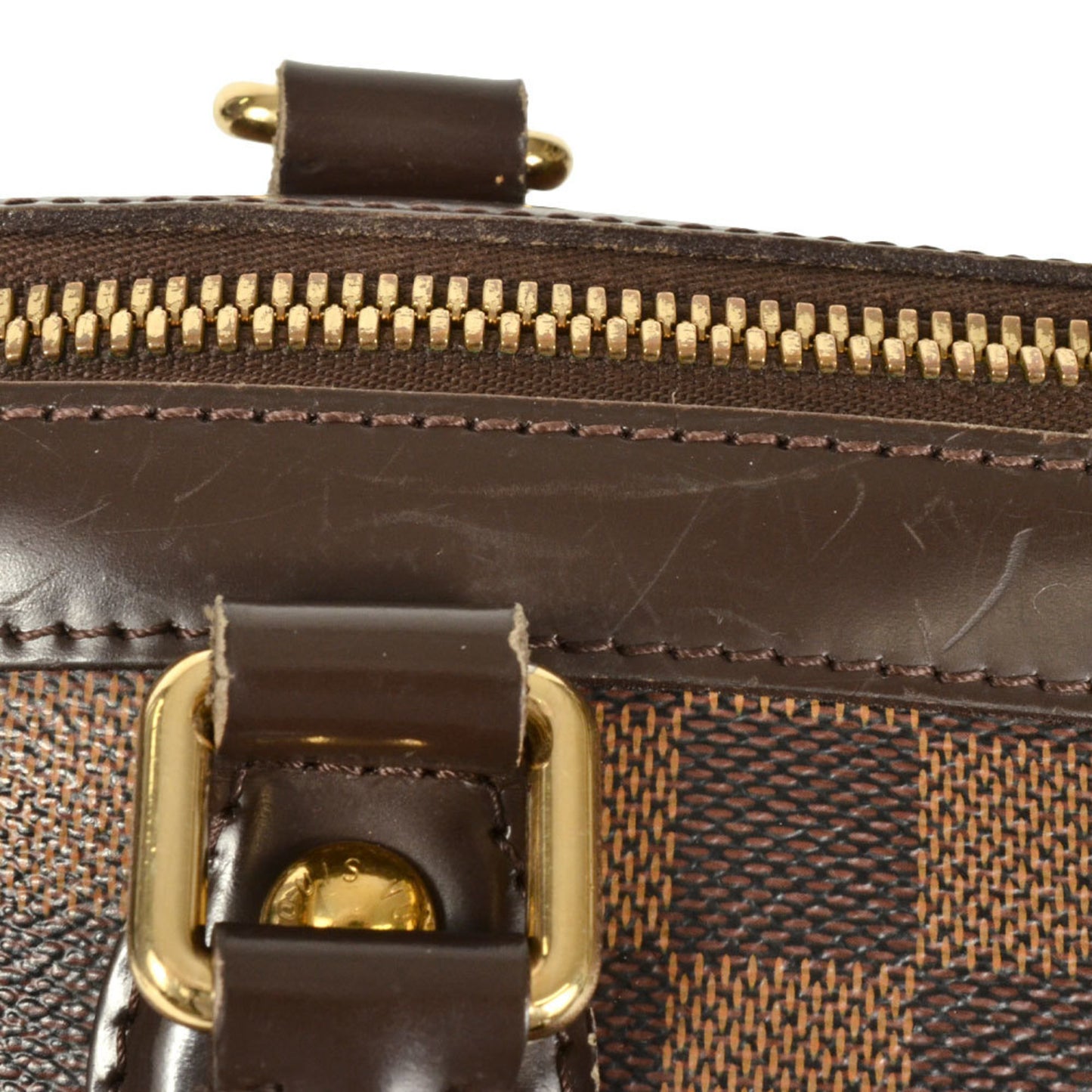 Louis Vuitton Trevi, Brown, Canvas, handbag