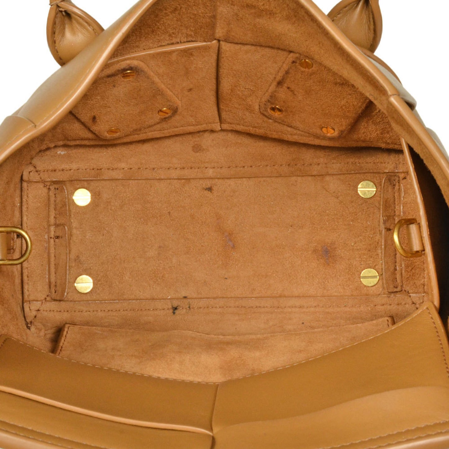Bottega Veneta Arco, Brown, Leather, handbag
