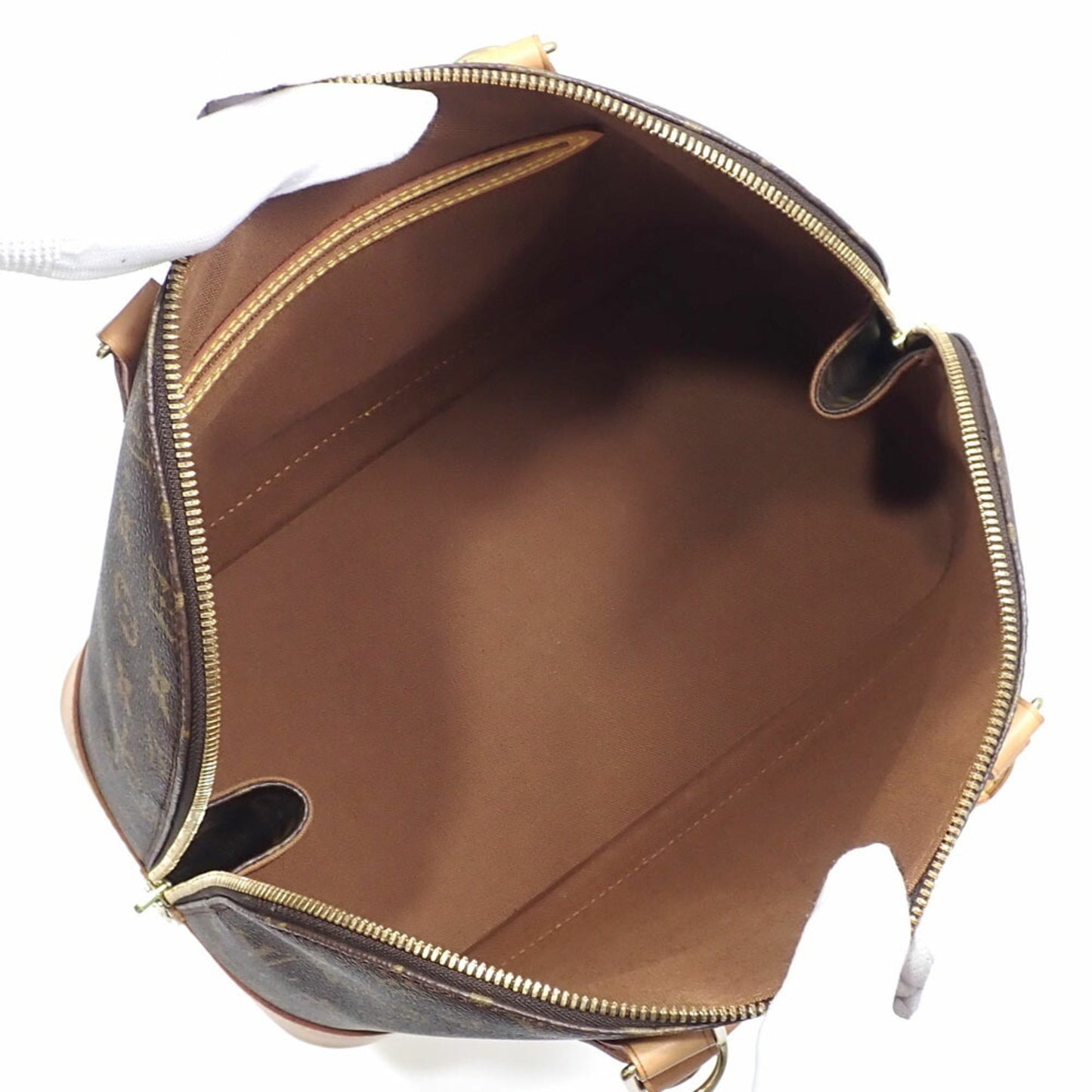 Louis Vuitton Alma, Brown, Canvas, handbag