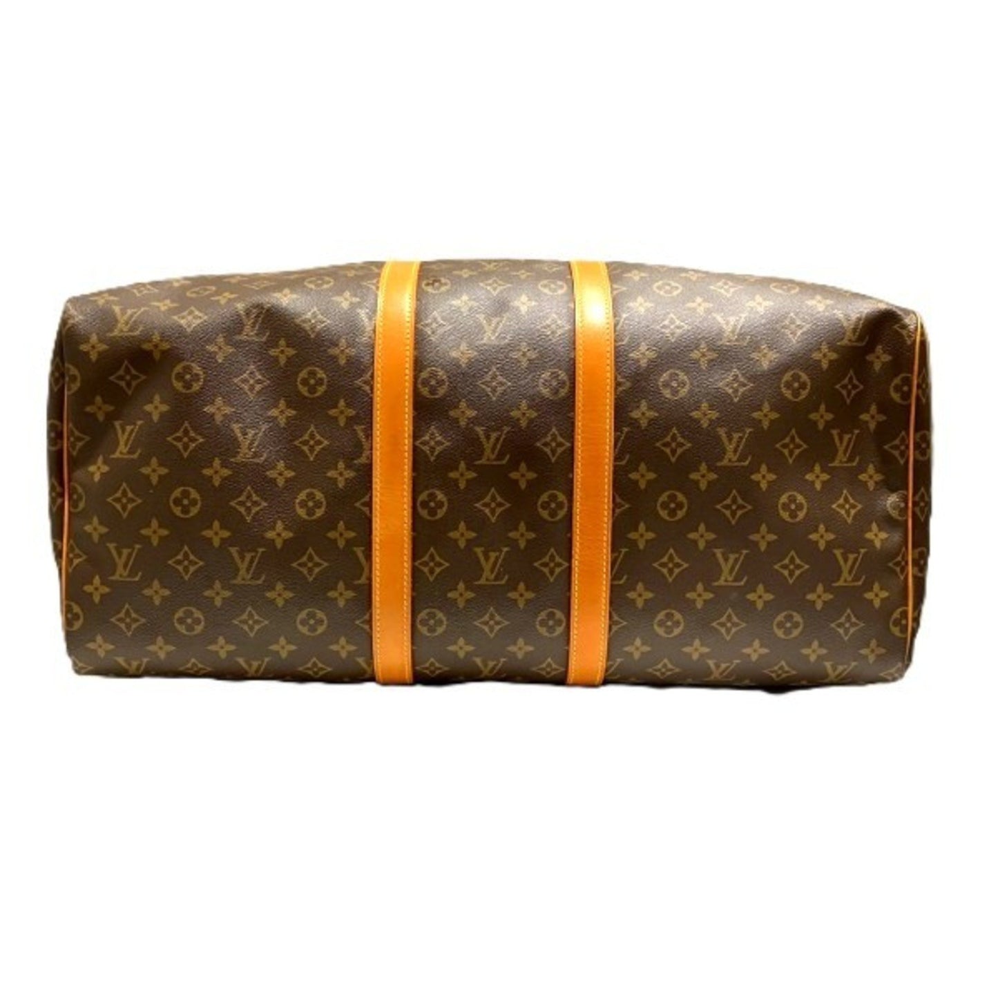 Louis Vuitton Keepall 55, Brown, Canvas, travel