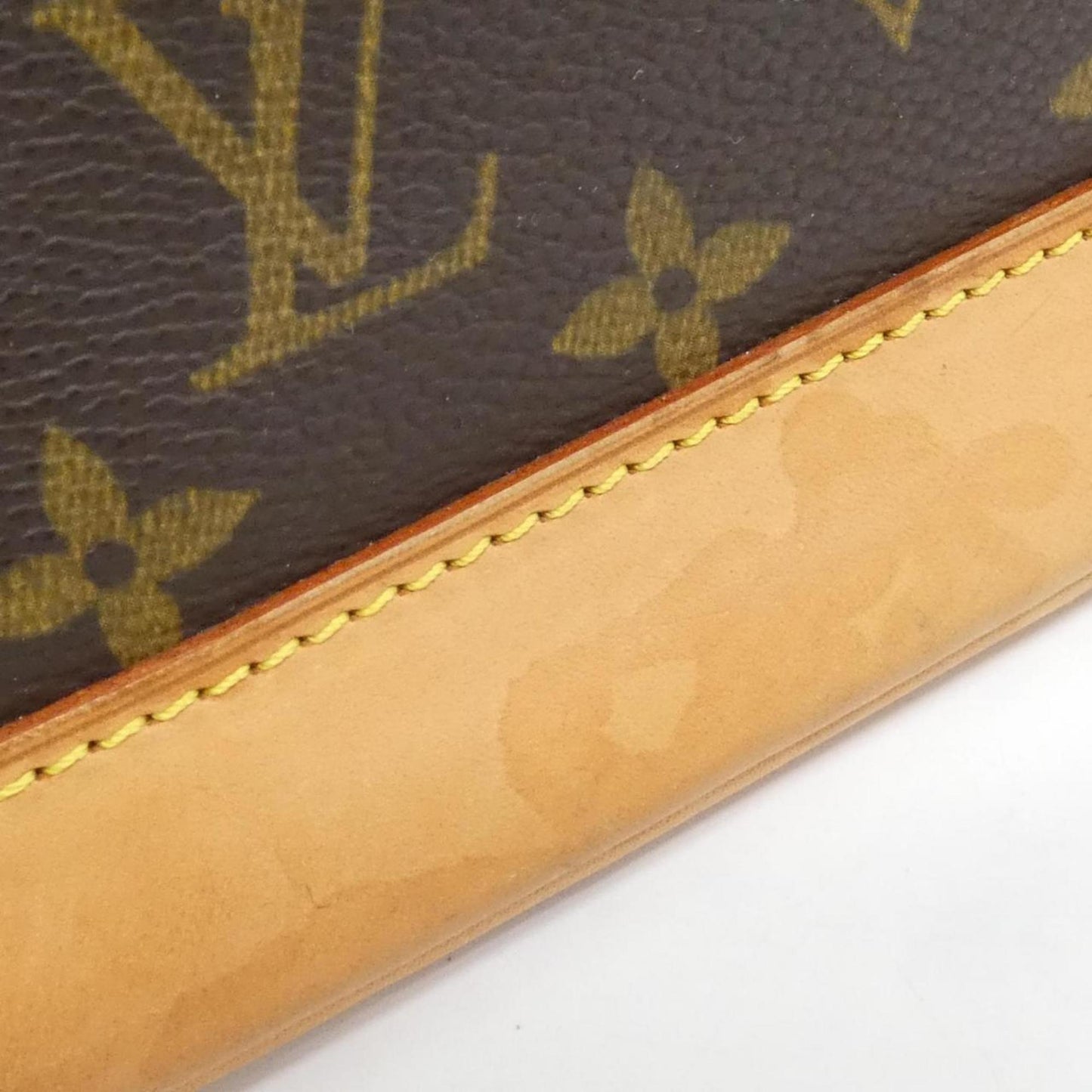 Louis Vuitton Alma, Brown, Canvas, handbag