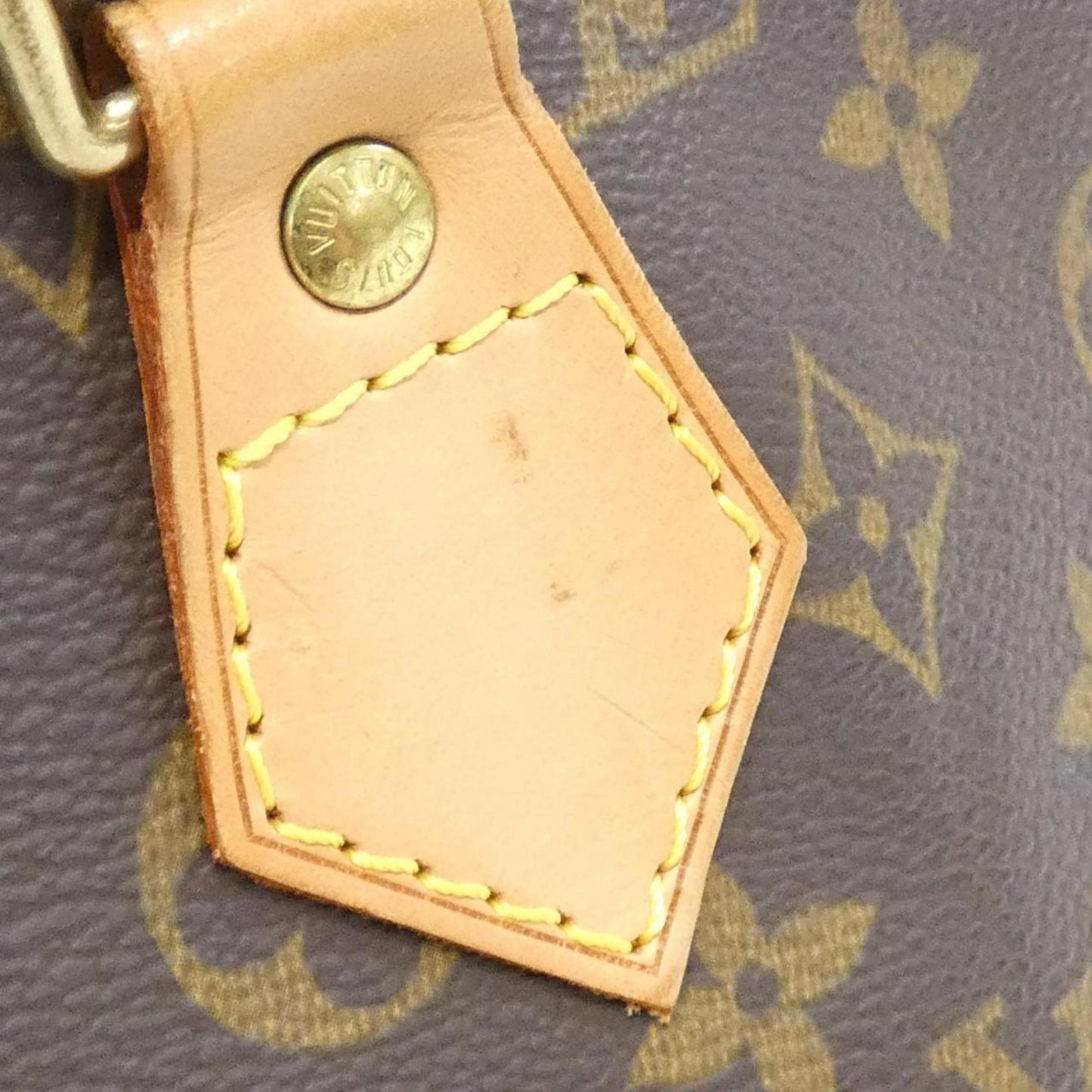 Louis Vuitton Alma, Brown, Canvas, handbag