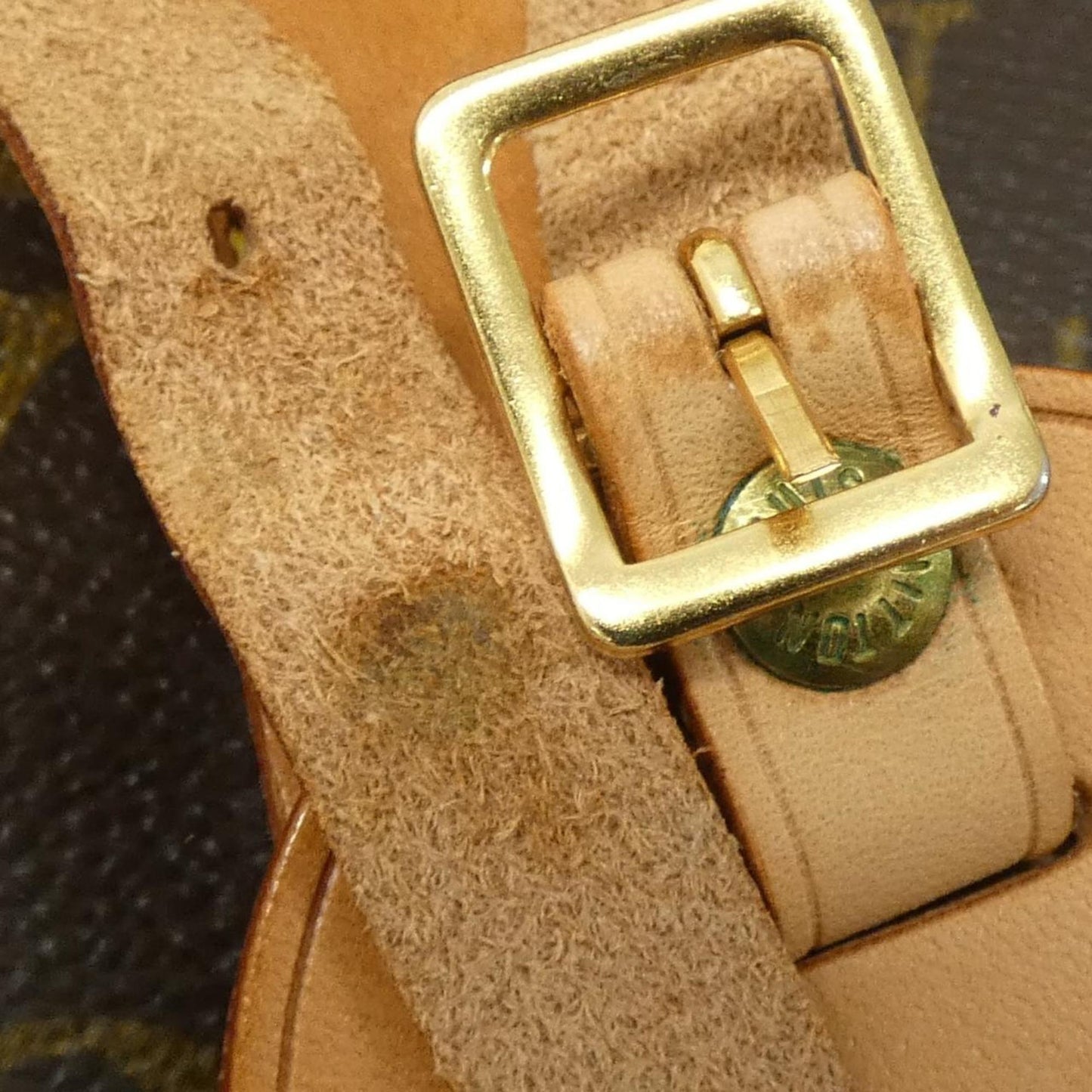 Louis Vuitton Keepall 45, Brown, Canvas, travel
