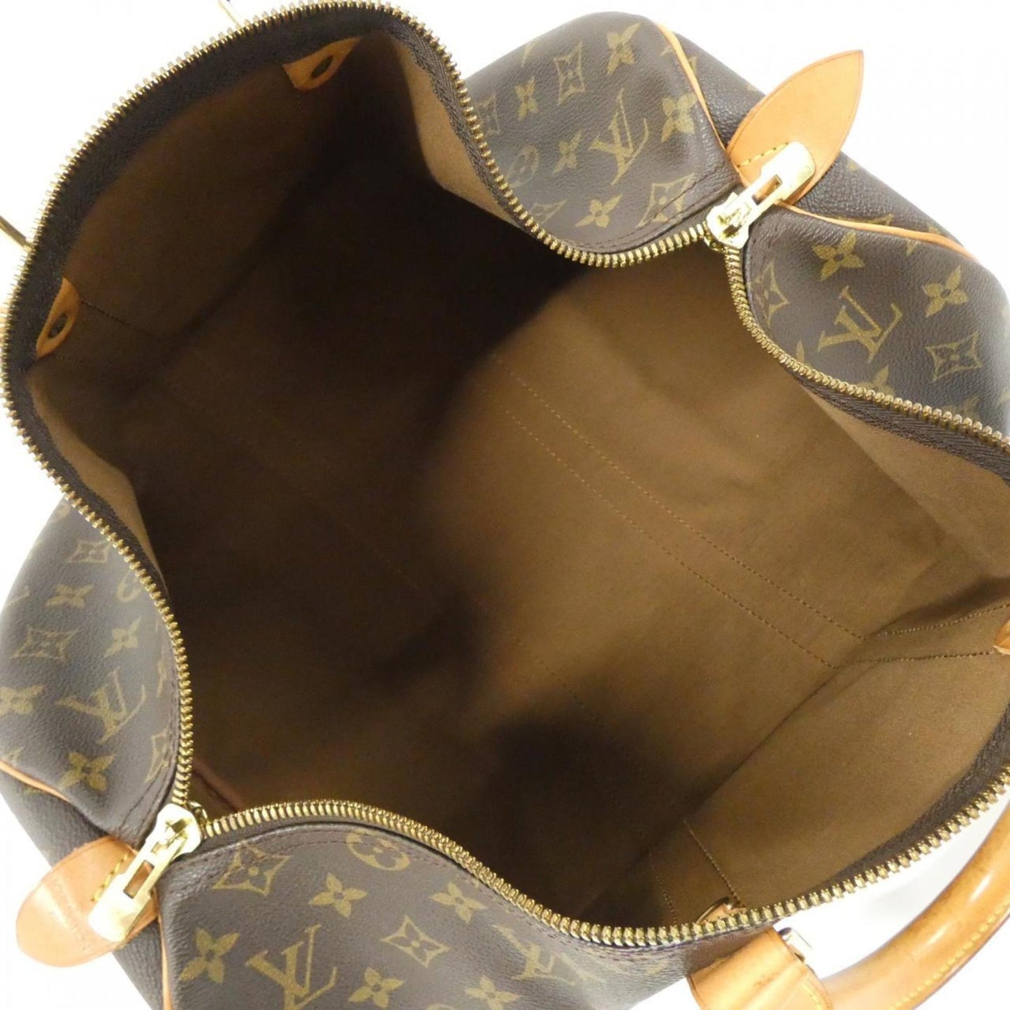 Louis Vuitton Keepall 45, Brown, Canvas, travel