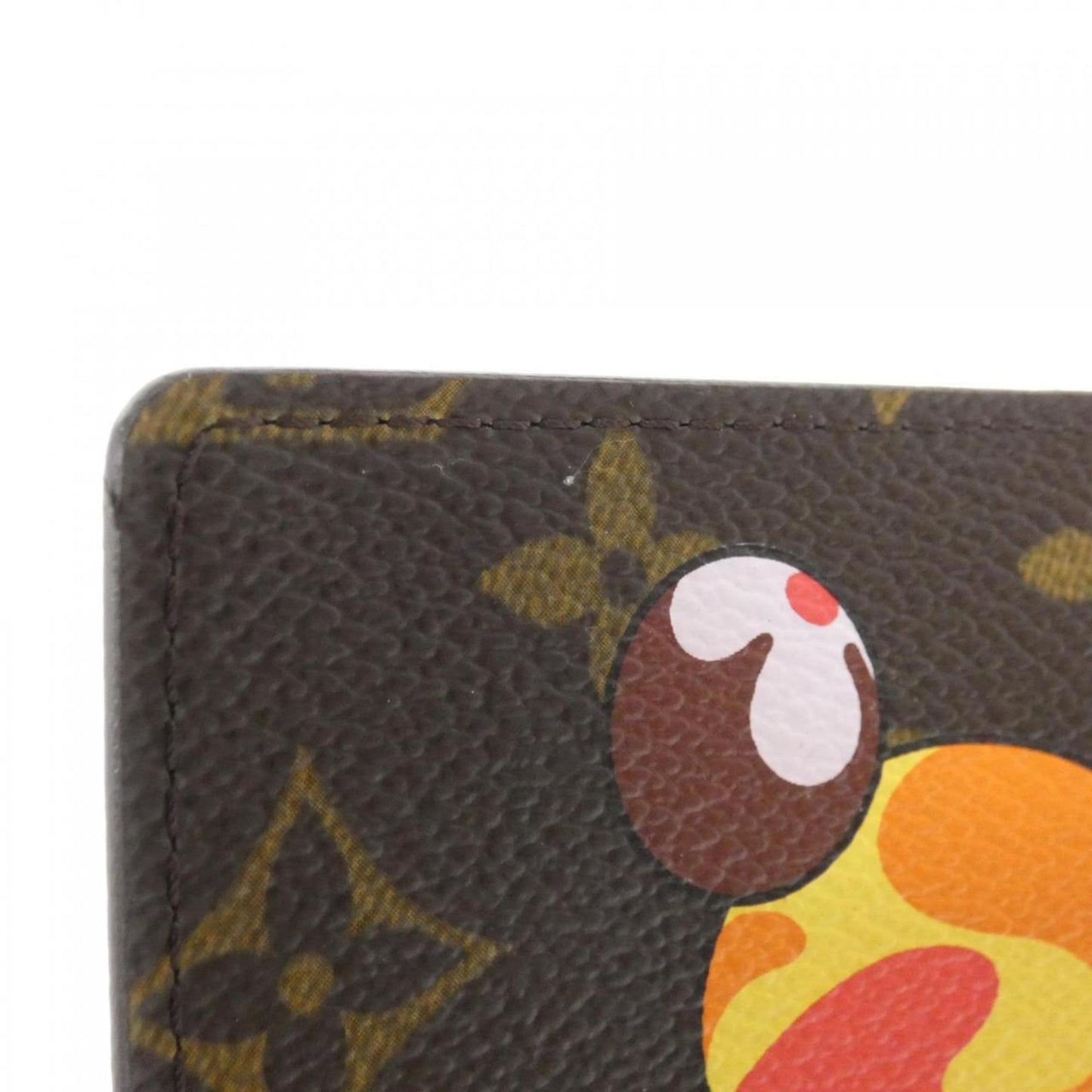 Louis Vuitton Agenda PM, Brown, Canvas, wallet
