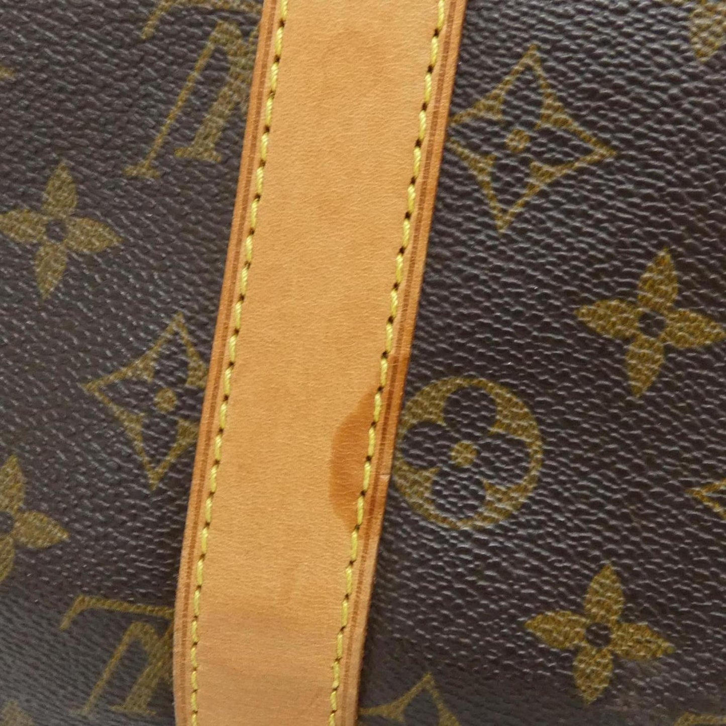 Louis Vuitton Keepall 45, Brown, Canvas, travel