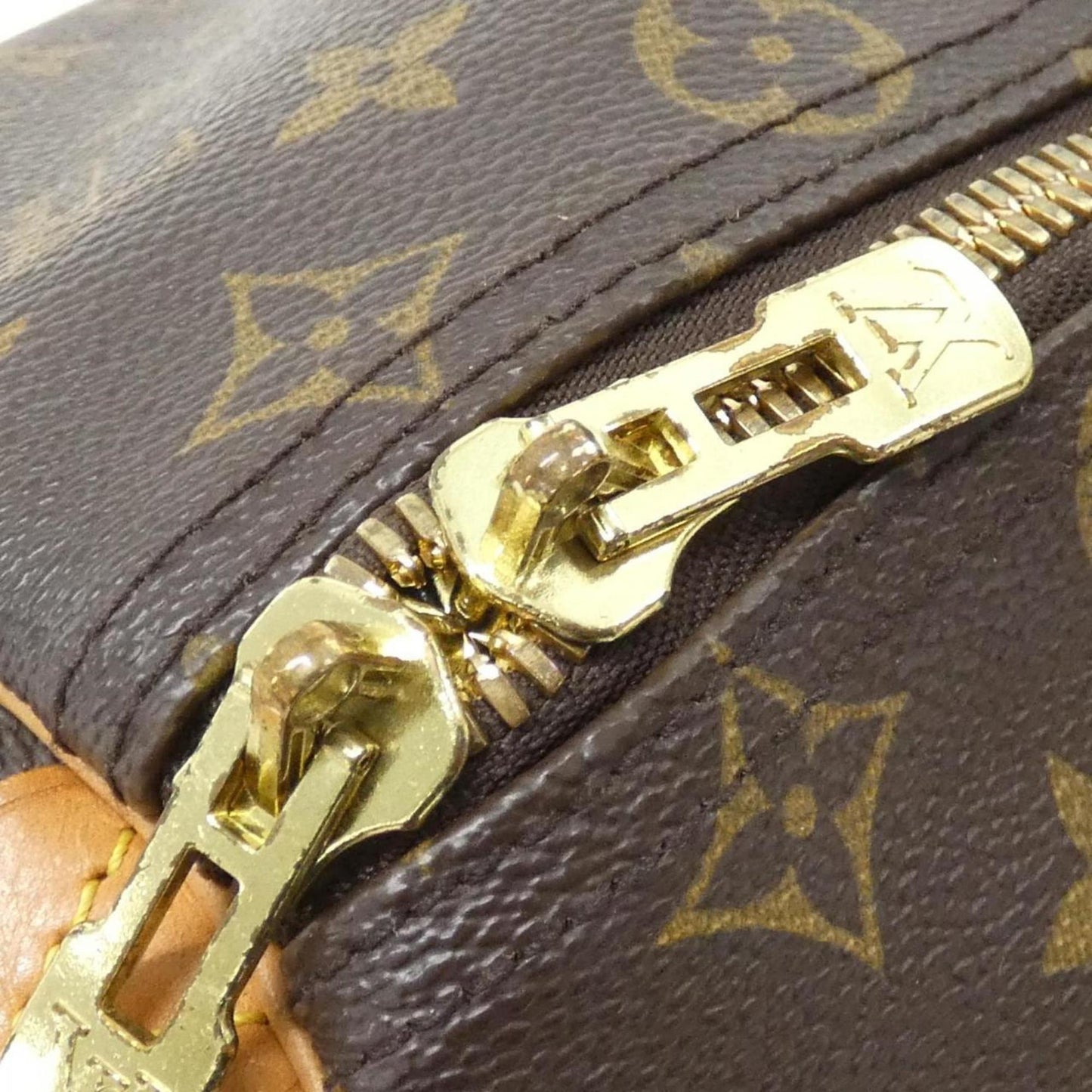 Louis Vuitton Keepall 45, Brown, Canvas, travel