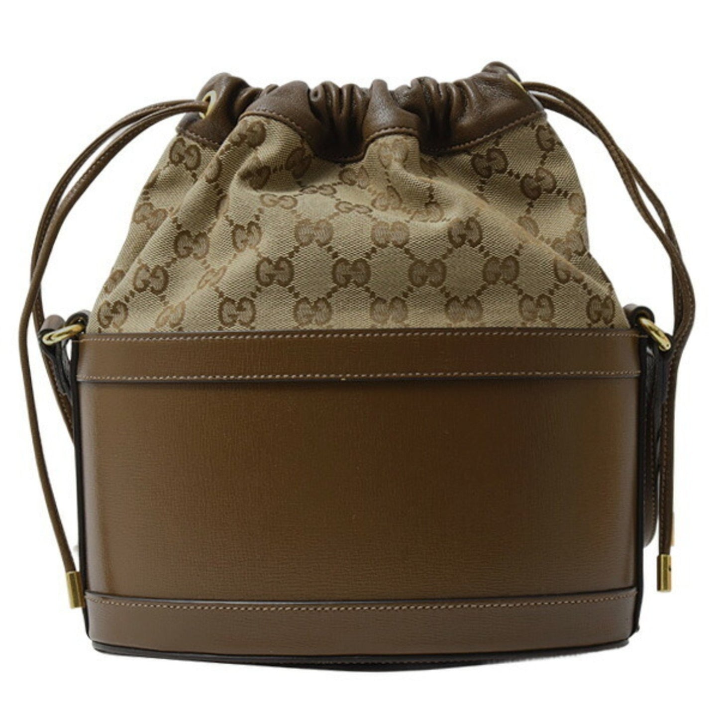 Gucci Horsebit, Brown, Canvas, shoulder