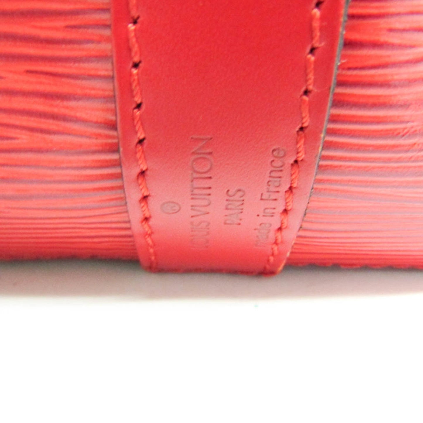 Louis Vuitton Petit Noé, Red, Leather, shoulder