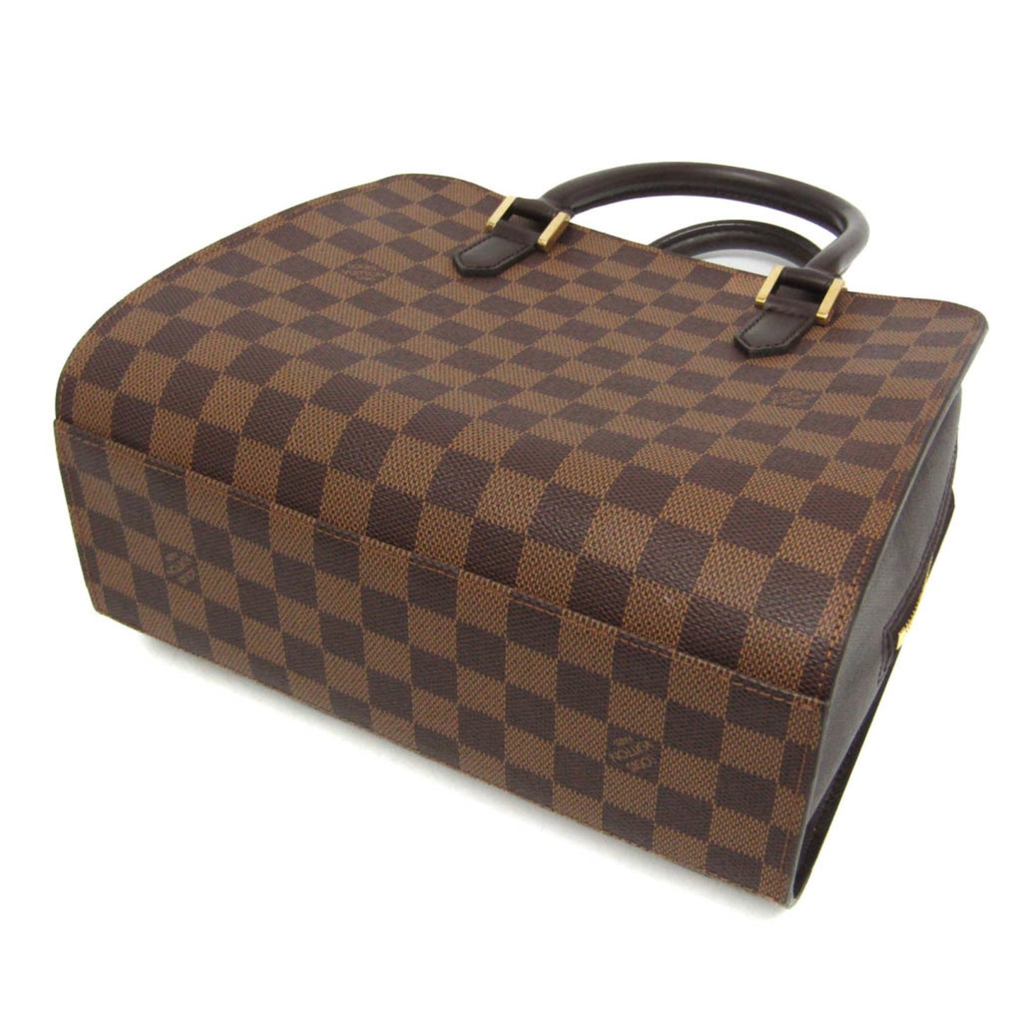 Louis Vuitton Triana, Brown, Canvas, handbag