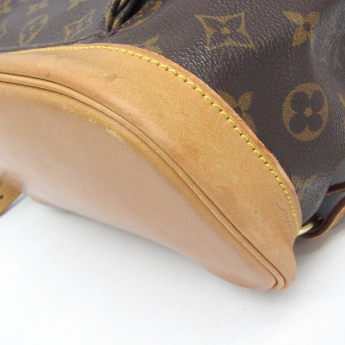 Louis Vuitton Montsouris MM, Brown, Canvas, backpack