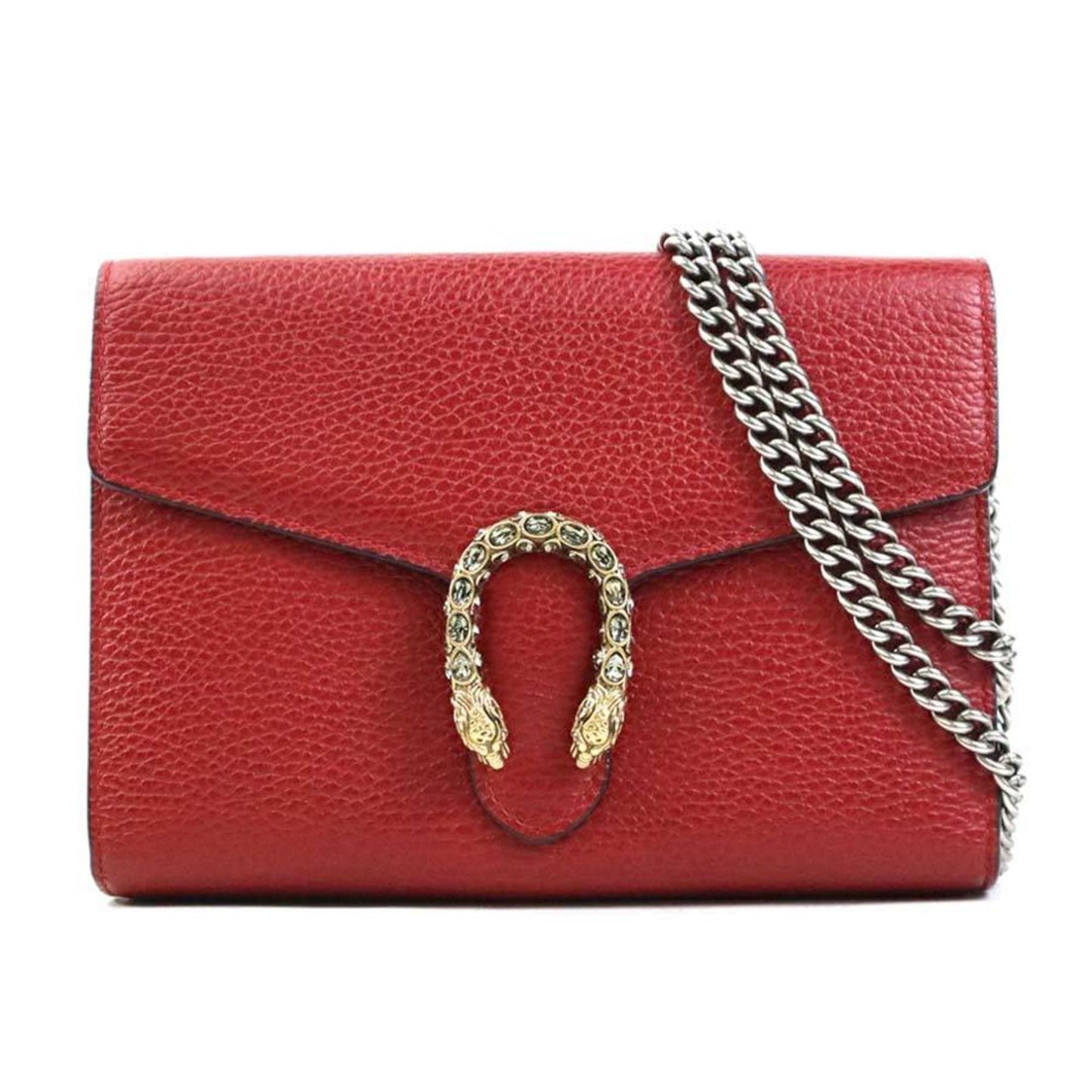 Gucci Dionysus, Red, Leather, wallet