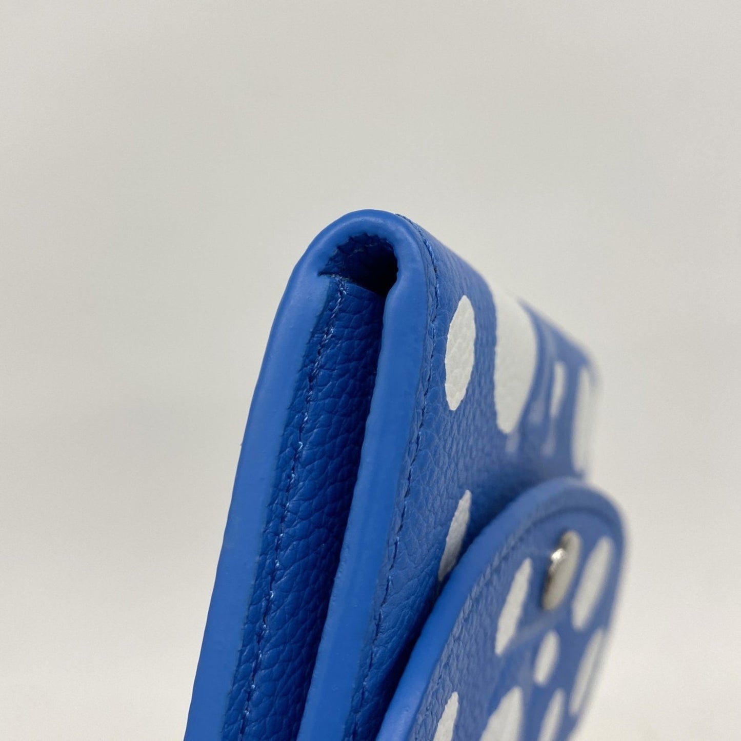 Louis Vuitton Rosalie, Blue, Leather, wallet