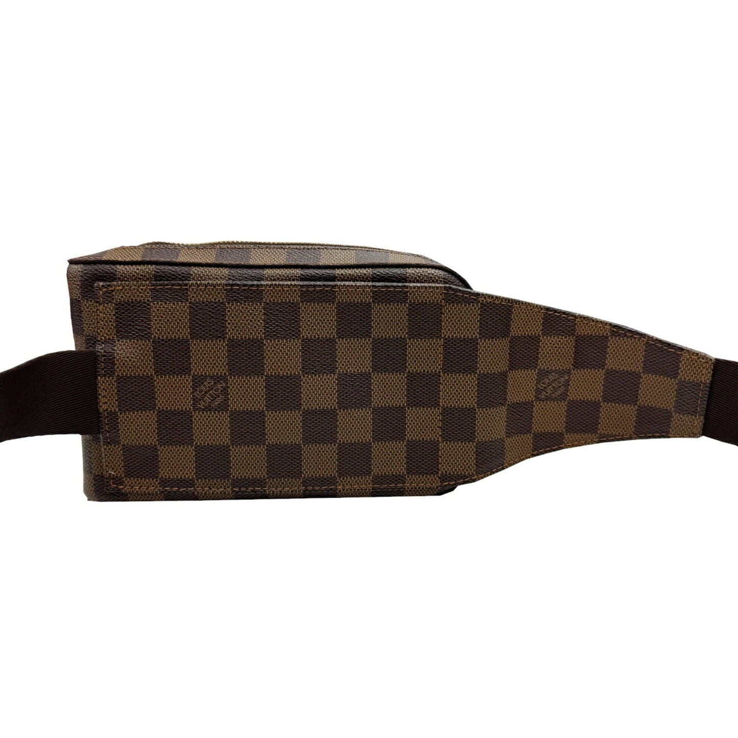 Louis Vuitton Geronimos, Brown, Canvas, clutch