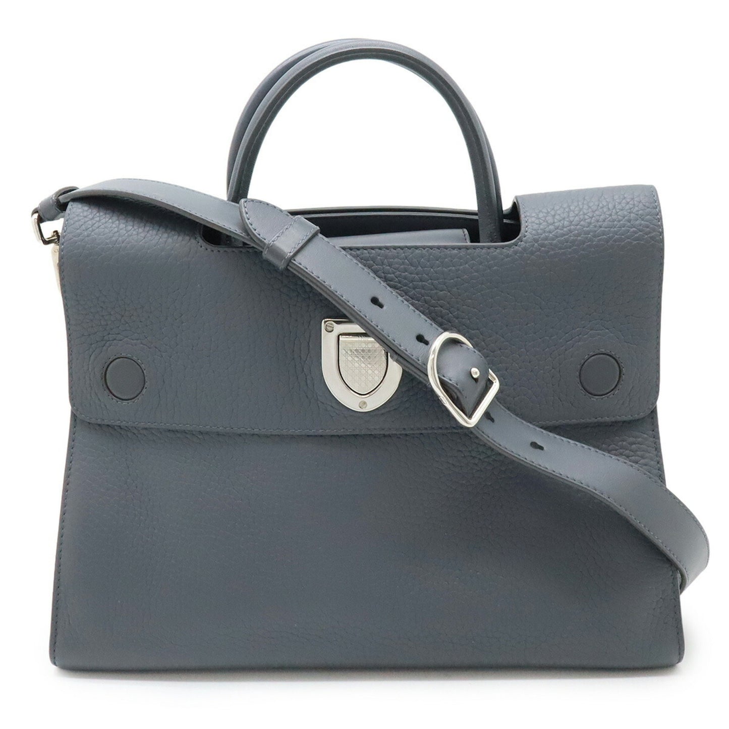 Dior Diorever, Grey, Leather, tote
