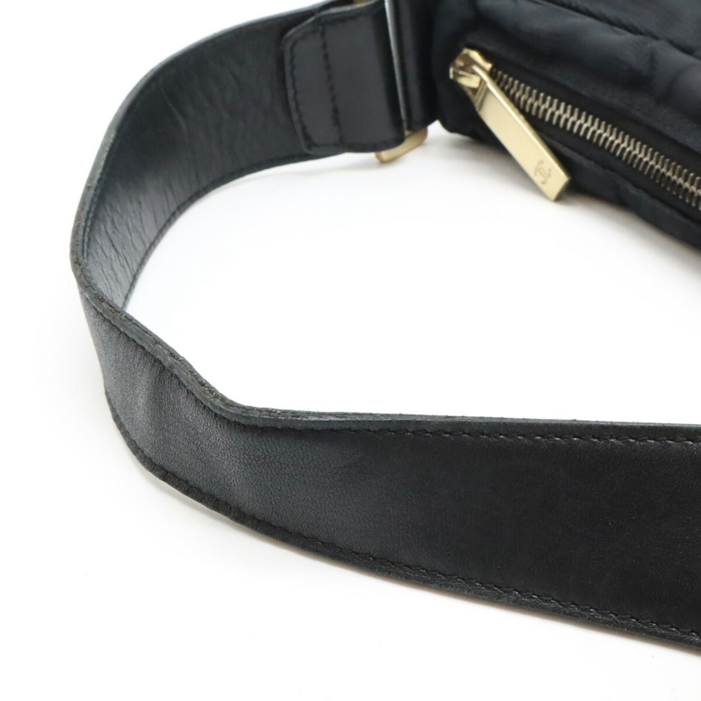 Chanel Travel line, Black, Canvas, shoulder