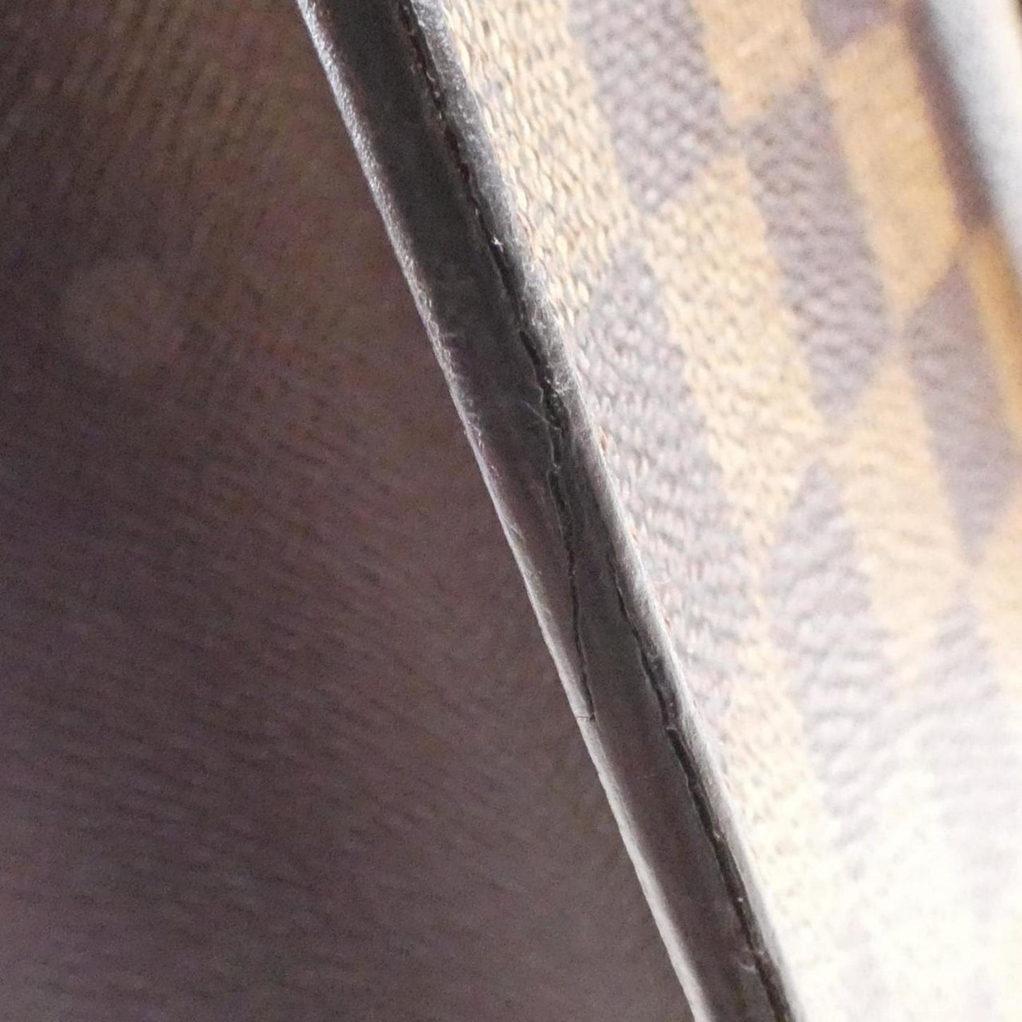 Louis Vuitton Sac Plat, Brown, Canvas, tote
