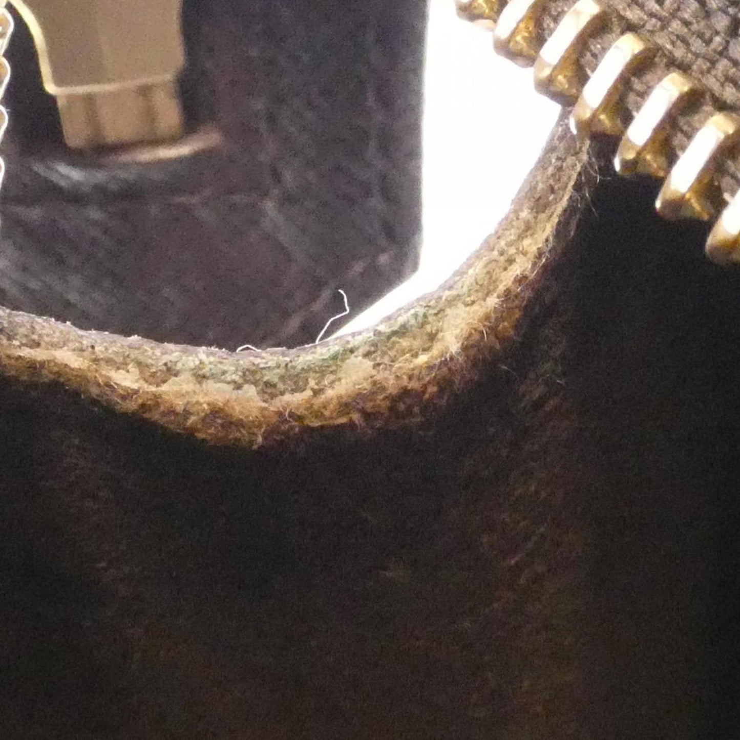 Louis Vuitton Sac Plat, Brown, Canvas, tote