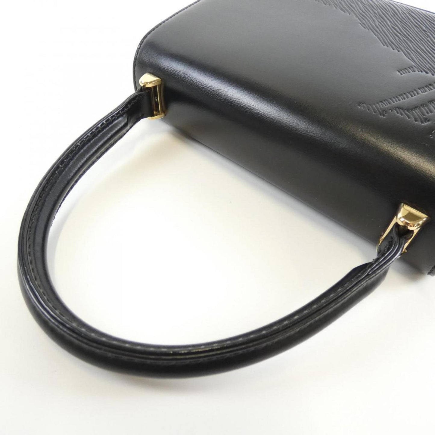 Louis Vuitton Opéra, Black, Leather, handbag