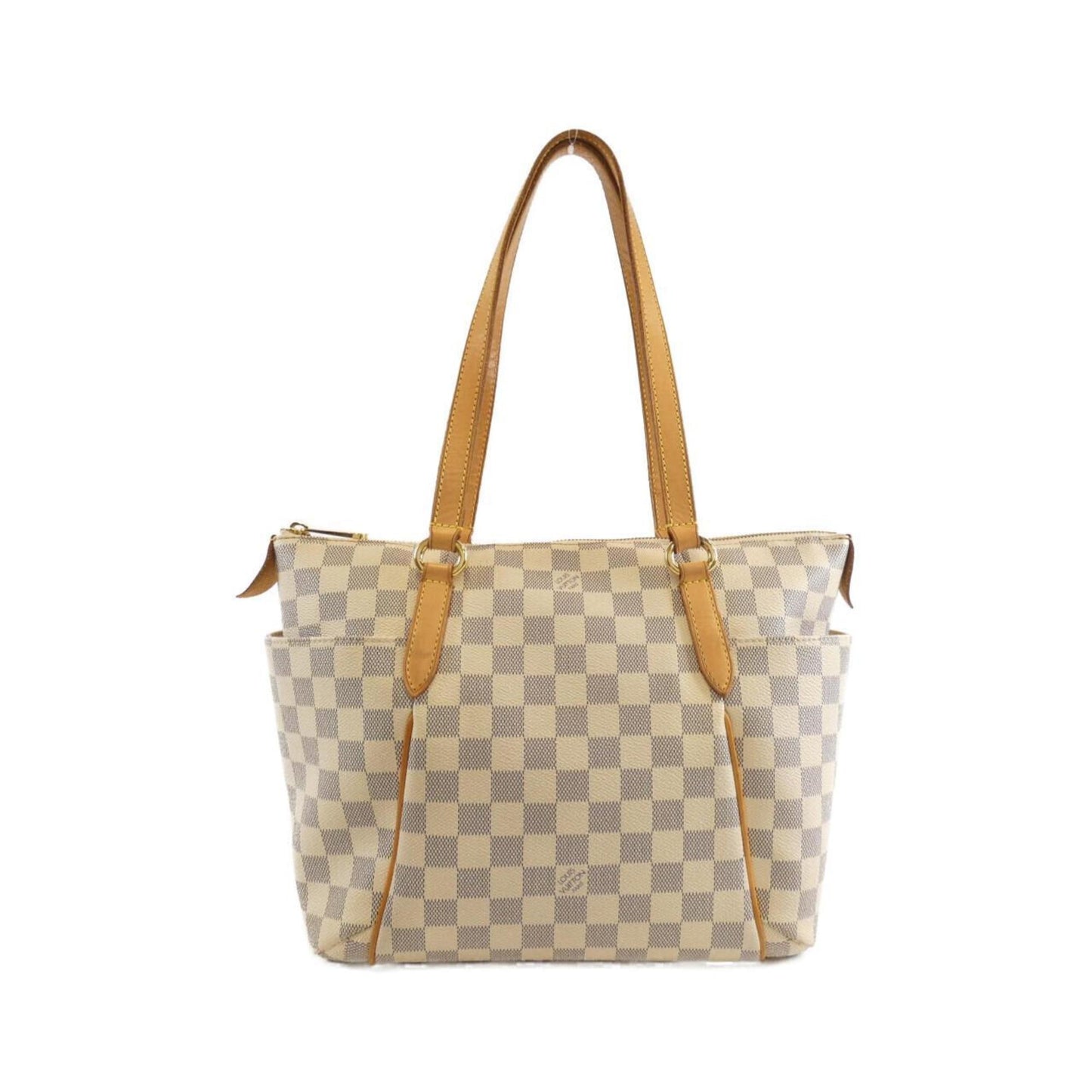 Louis Vuitton Totally, White, Canvas, tote