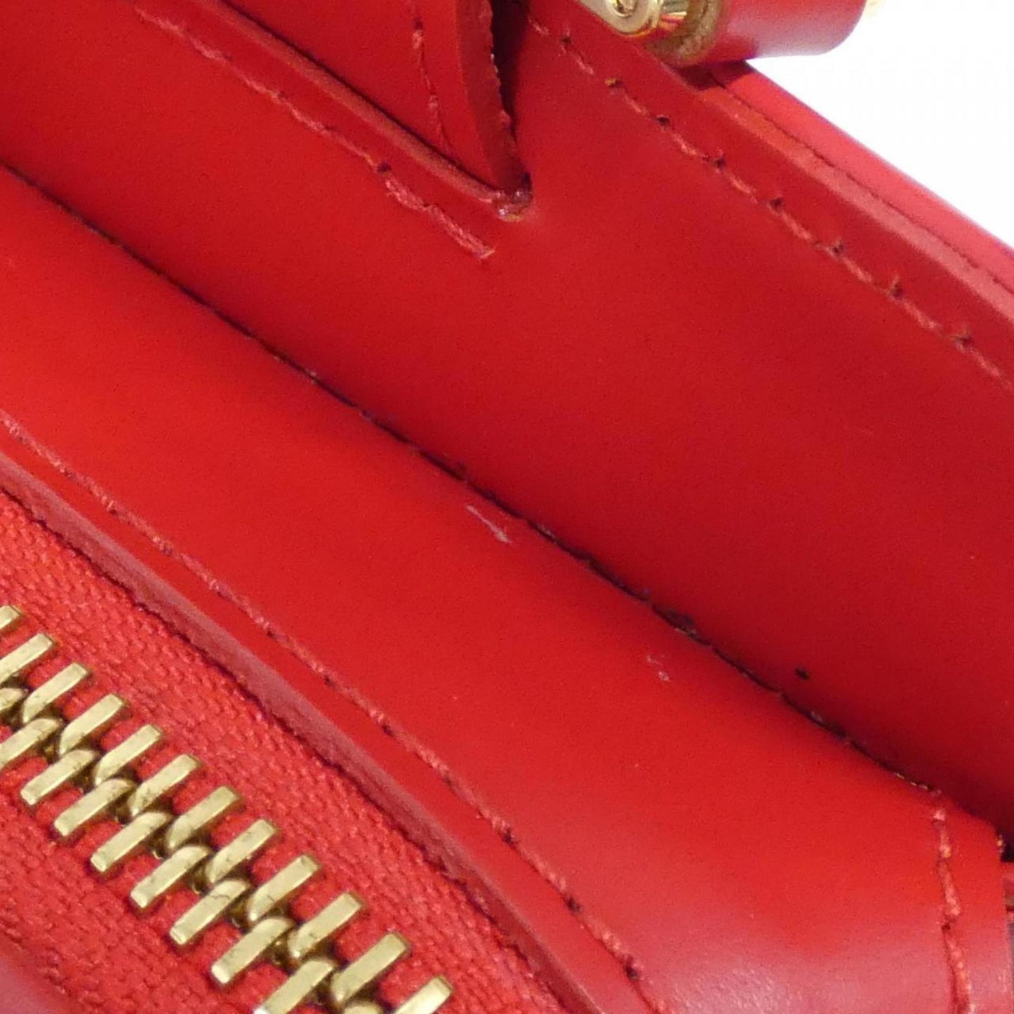 Louis Vuitton Figari, Red, Leather, handbag