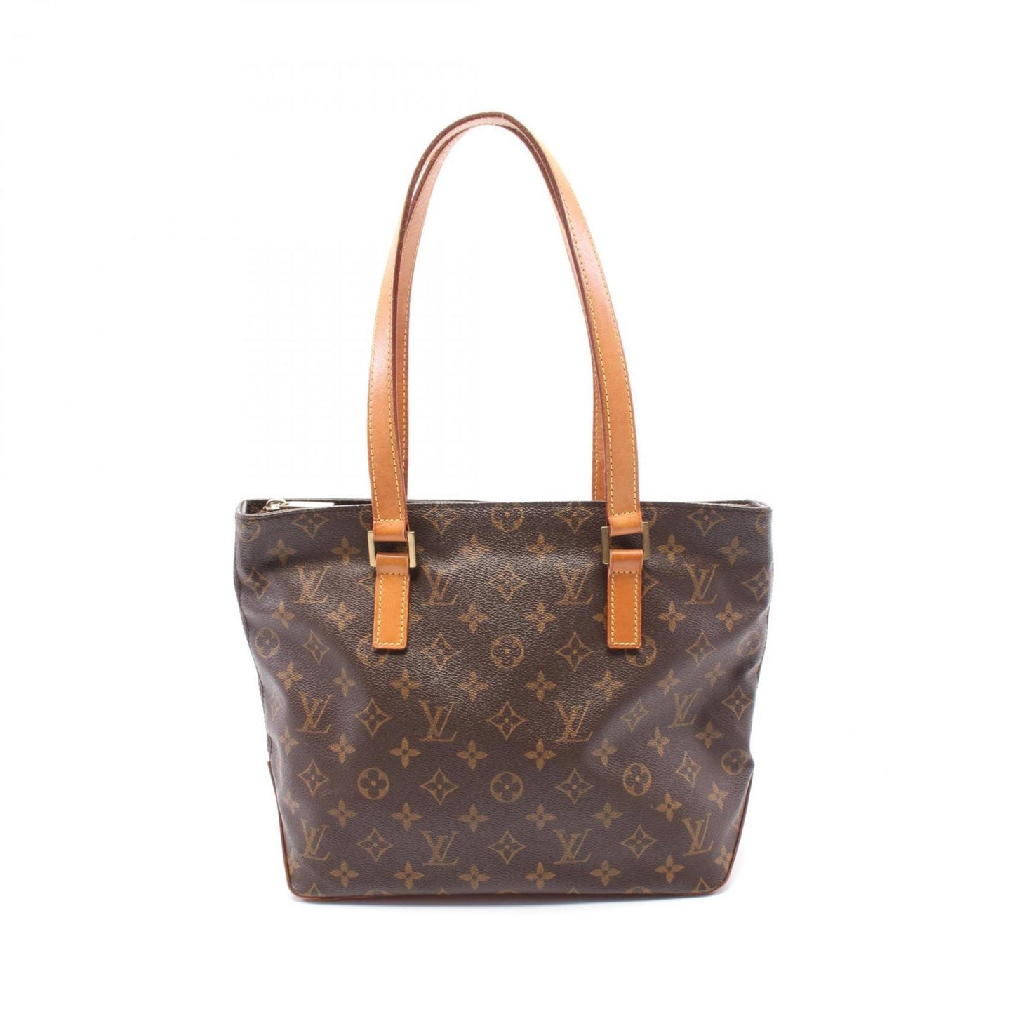 Louis Vuitton Cabas Piano, Brown, Canvas, shoulder